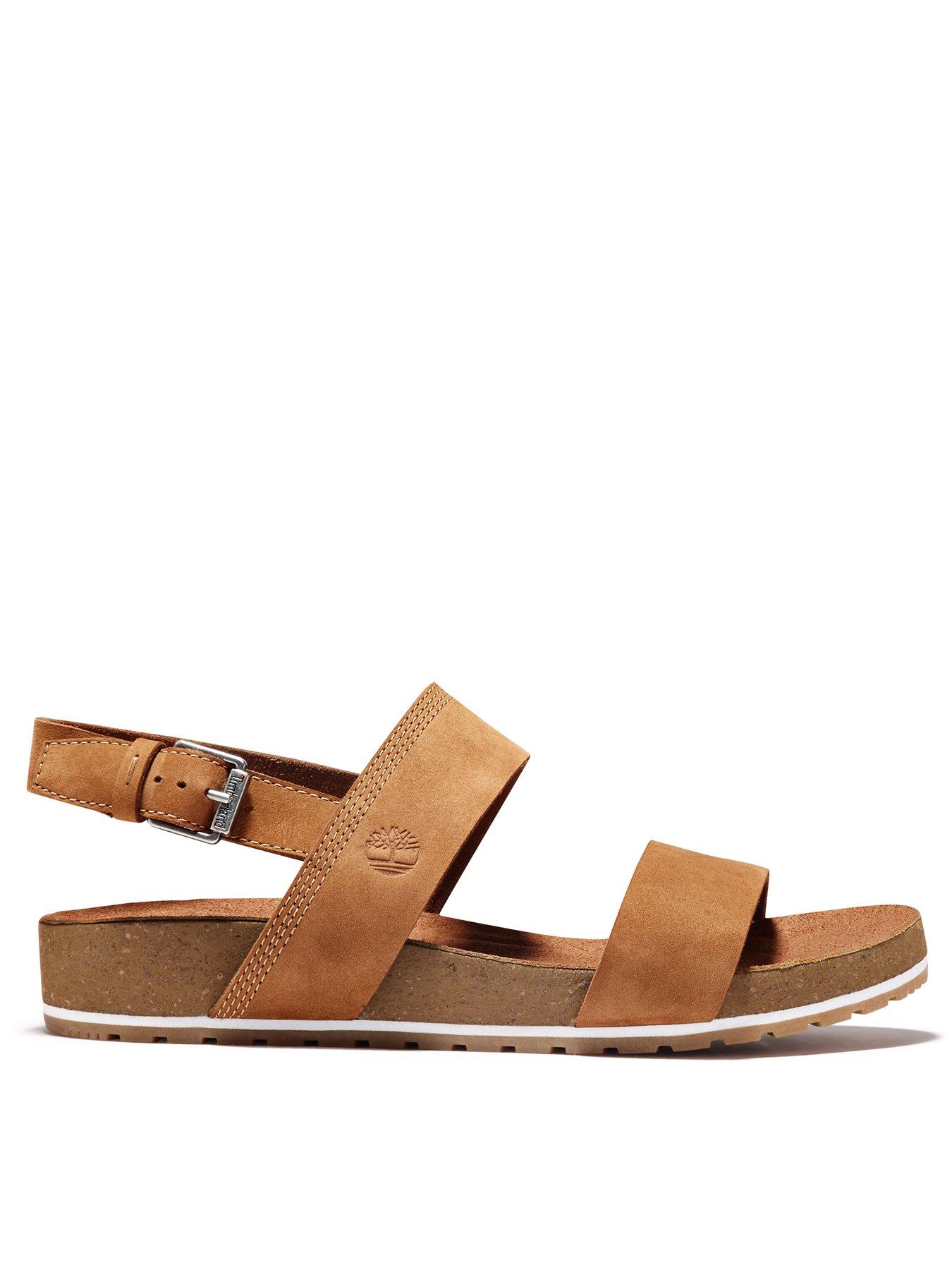 Image 1 of 2 of Timberland Malibu Waves Flat Sandals - Brown