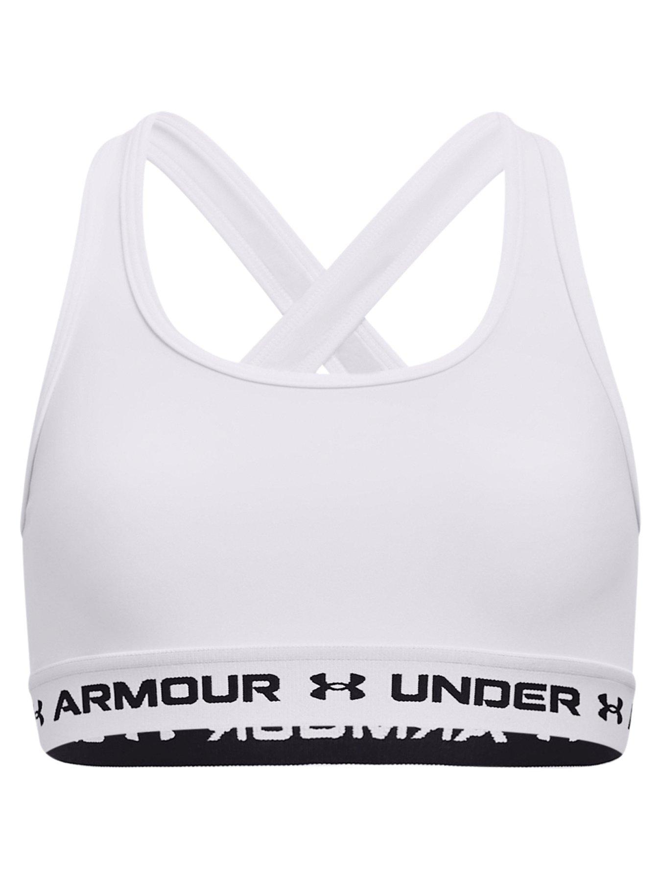 Under Armour Girls Crossback Sports Bra (Pink Black) XL Girls - Central  Sports