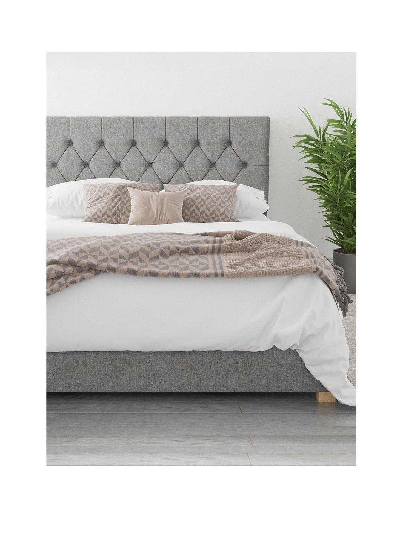 undefined Olivier Linen Ottoman Storage Bed Frame