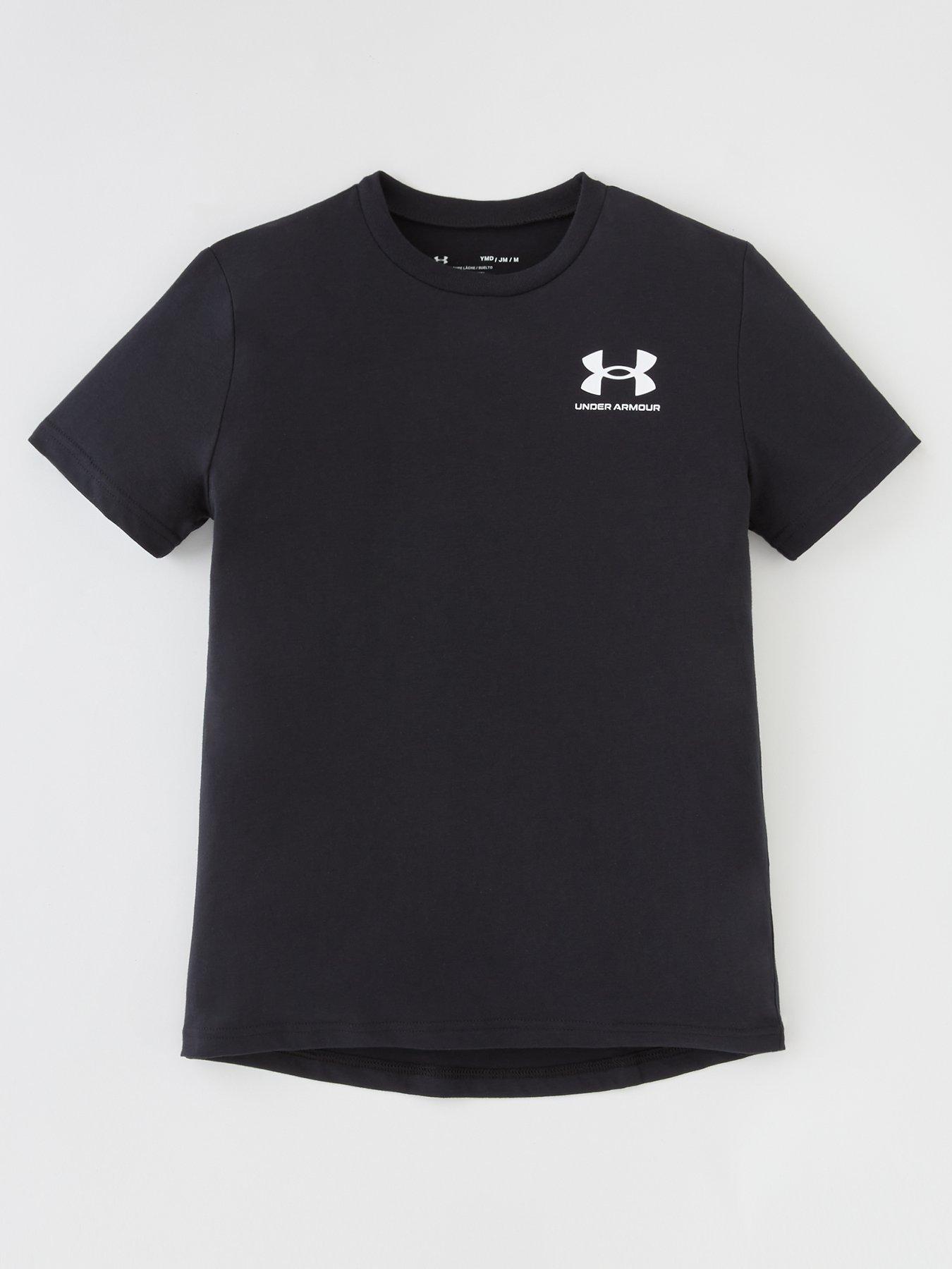 under-armour-boys-sportstyle-small-logo-t-shirt-blackwhite