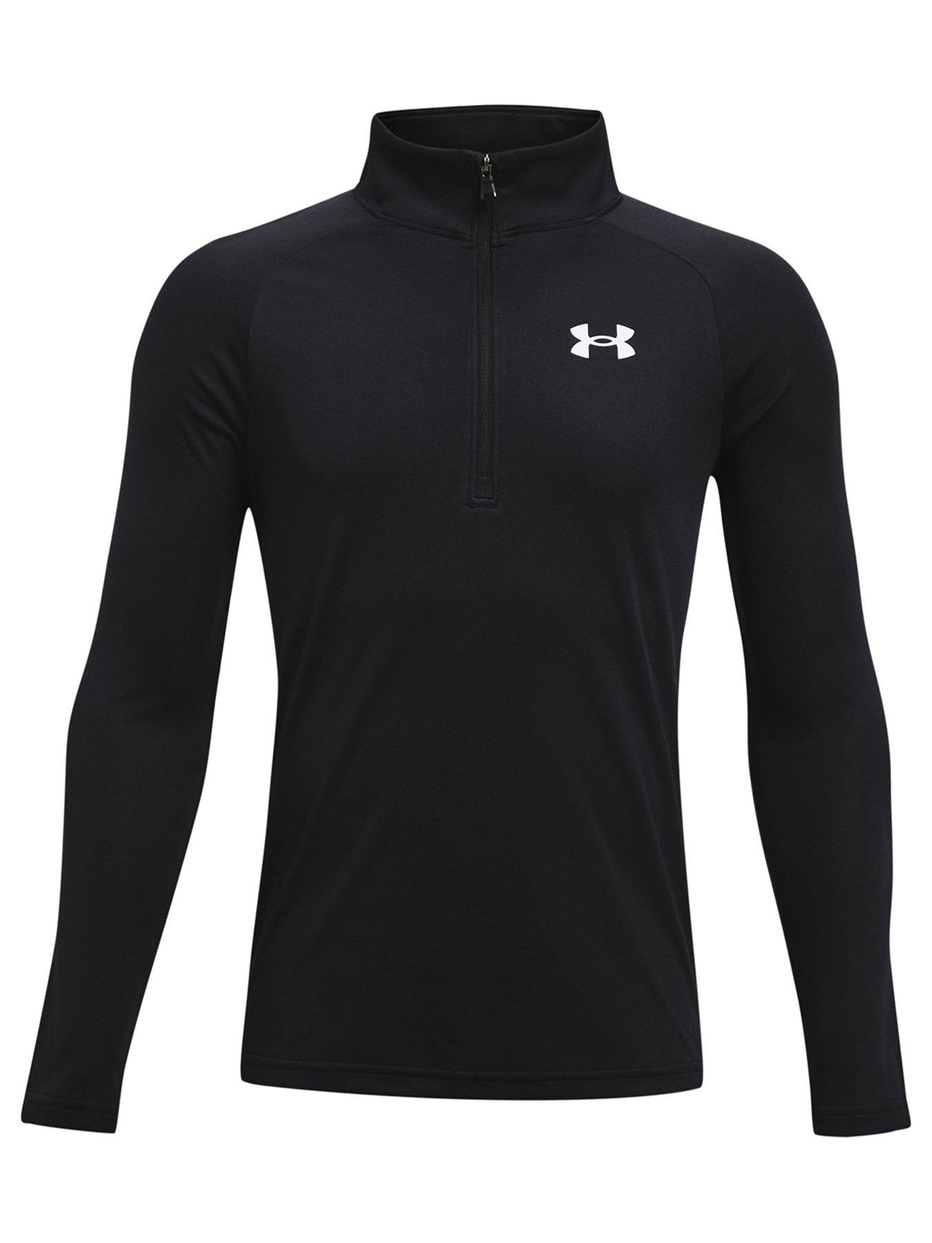 under-armour-tech-20-12-zip-top-blackwhite