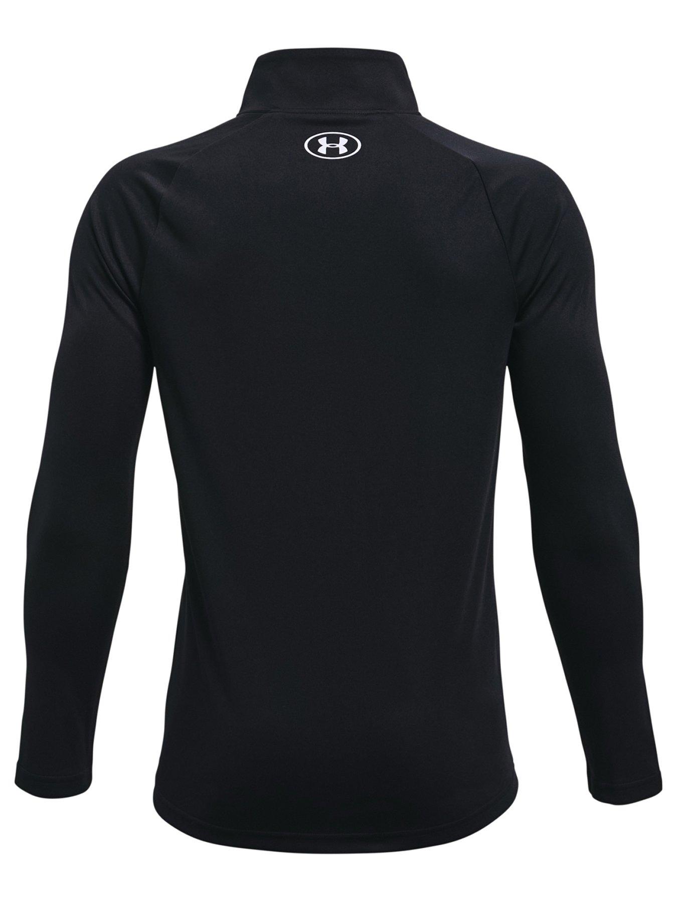 under-armour-tech-20-12-zip-top-blackwhiteback