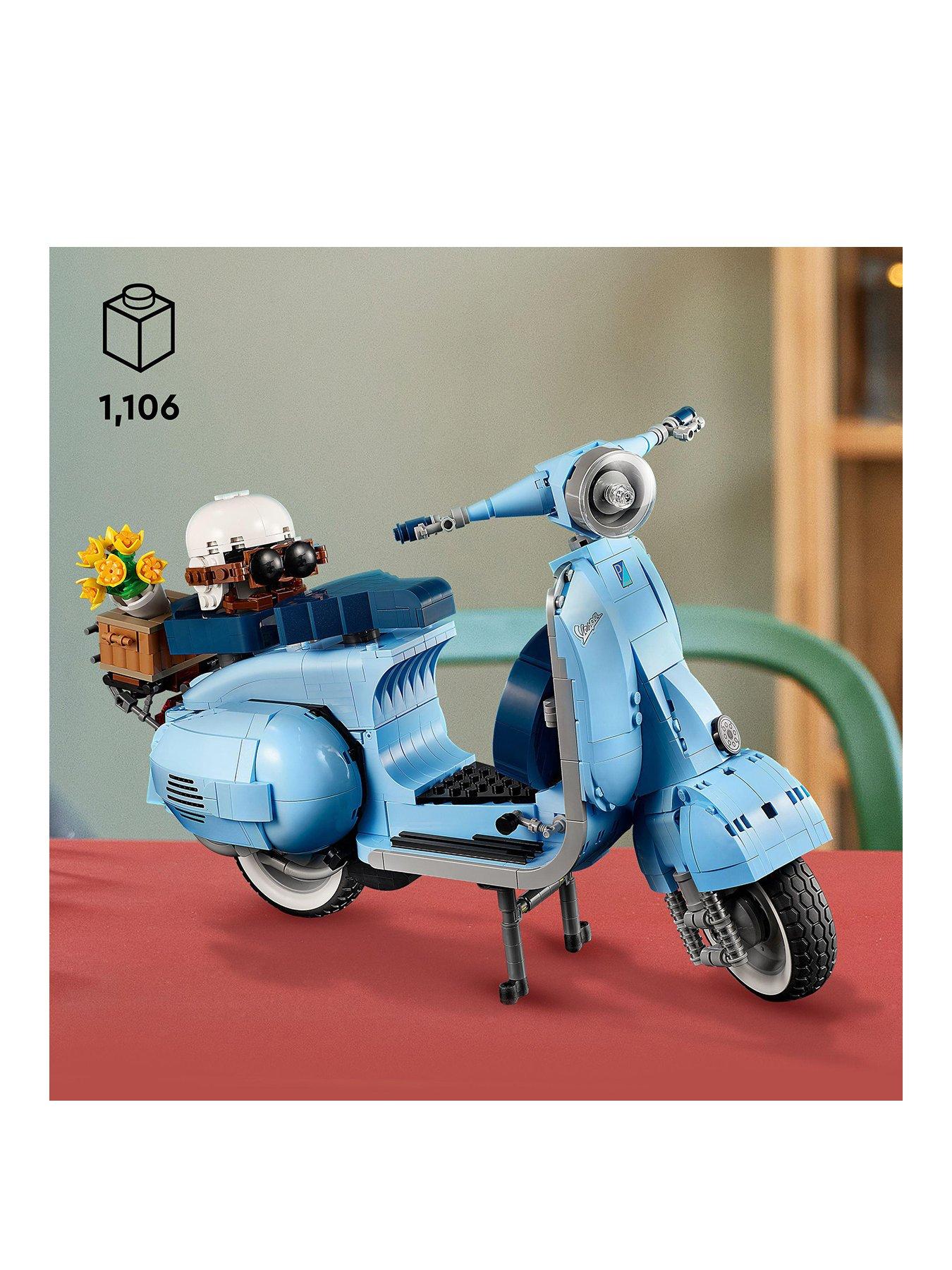 LEGO Icons Vespa 125 Scooter Model Building Kit, Iconic Vintage Italian  Moped Model, Relaxing Build and Display Set for Adults, Makes a Great  Mother's Day Gift for Mom or Home Décor Piece