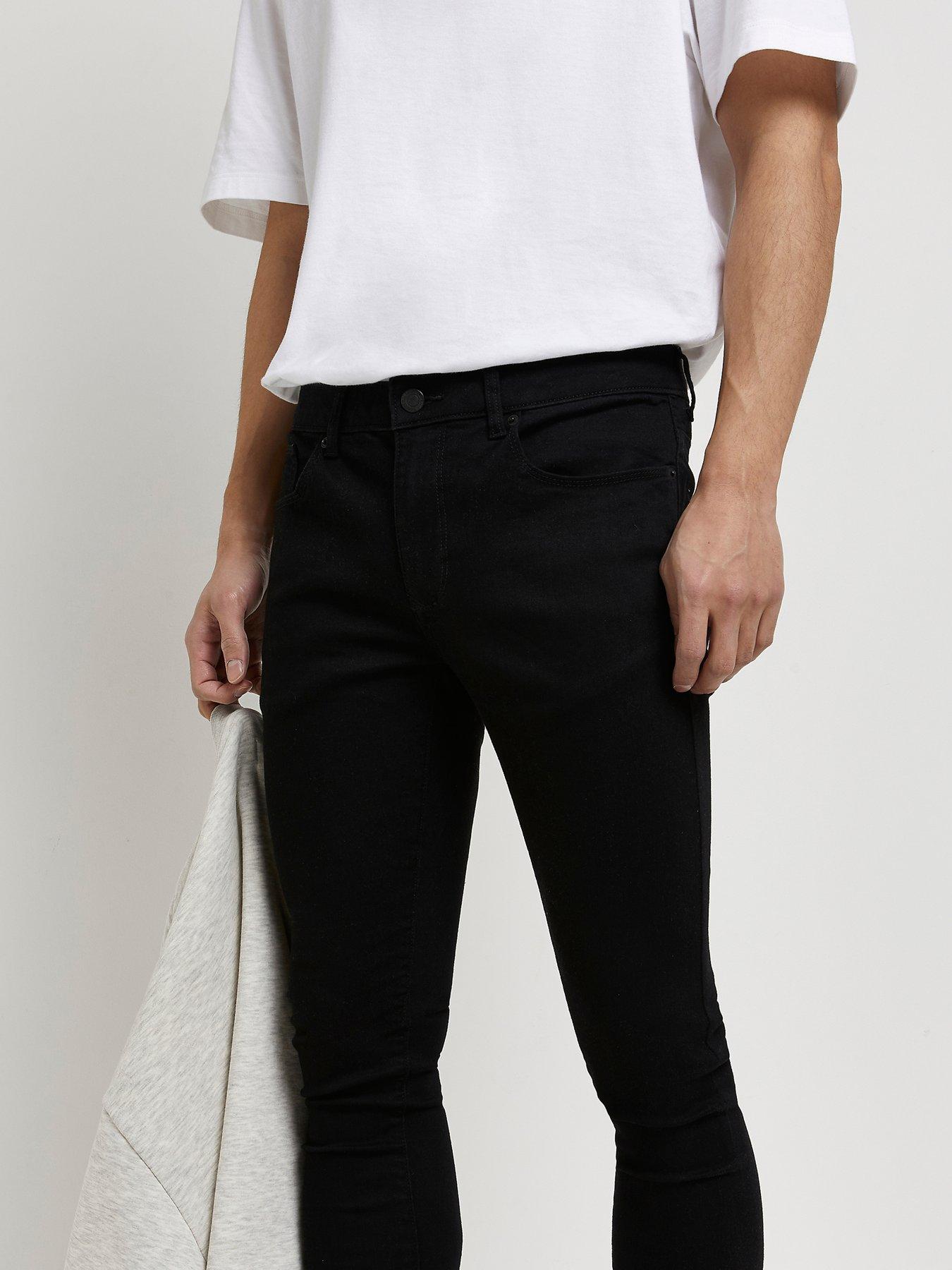 river-island-river-island-spray-on-crow-skinny-jeans-blackoutfit