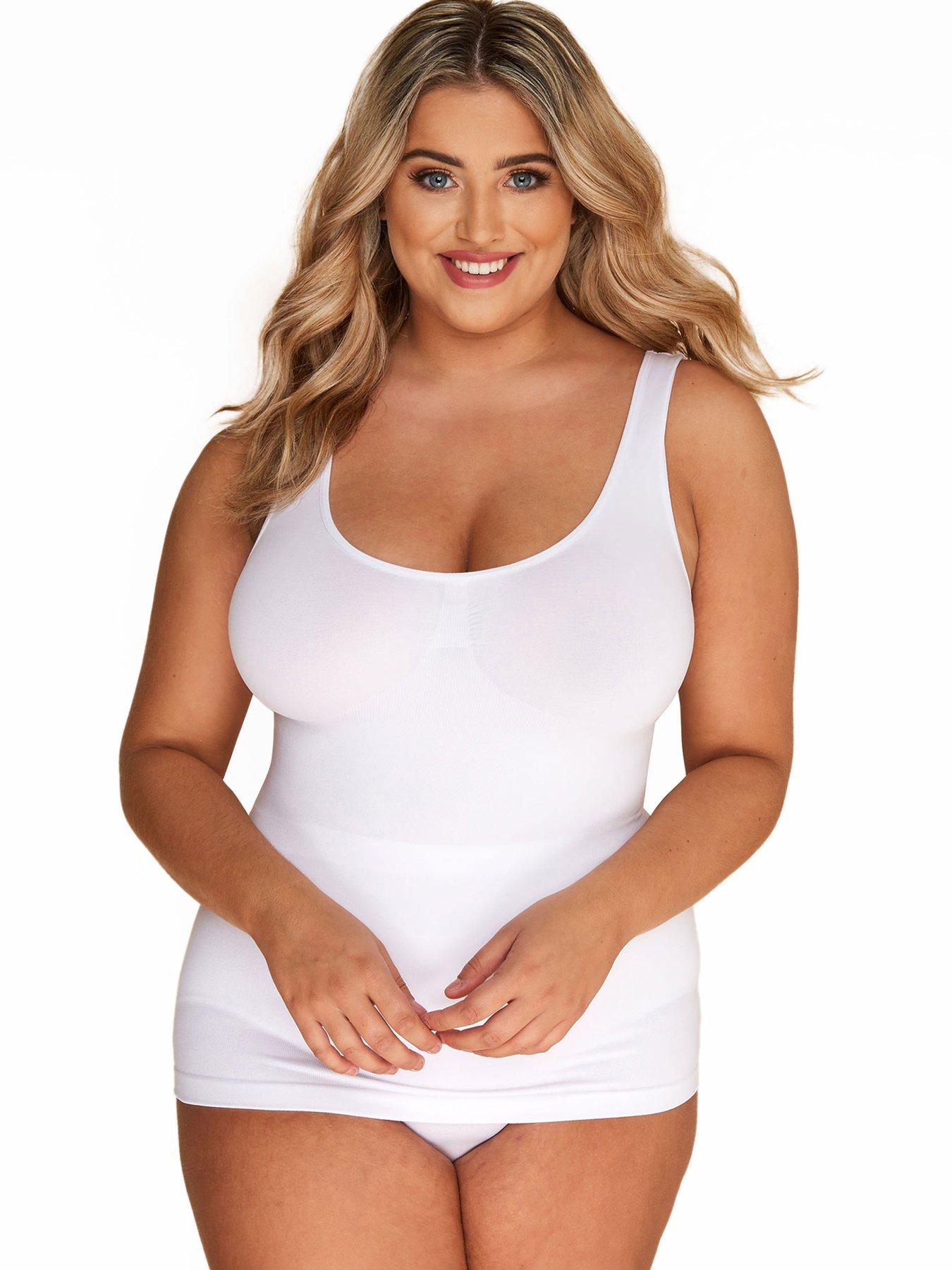 undefined Yours Seamless Control Vest - White
