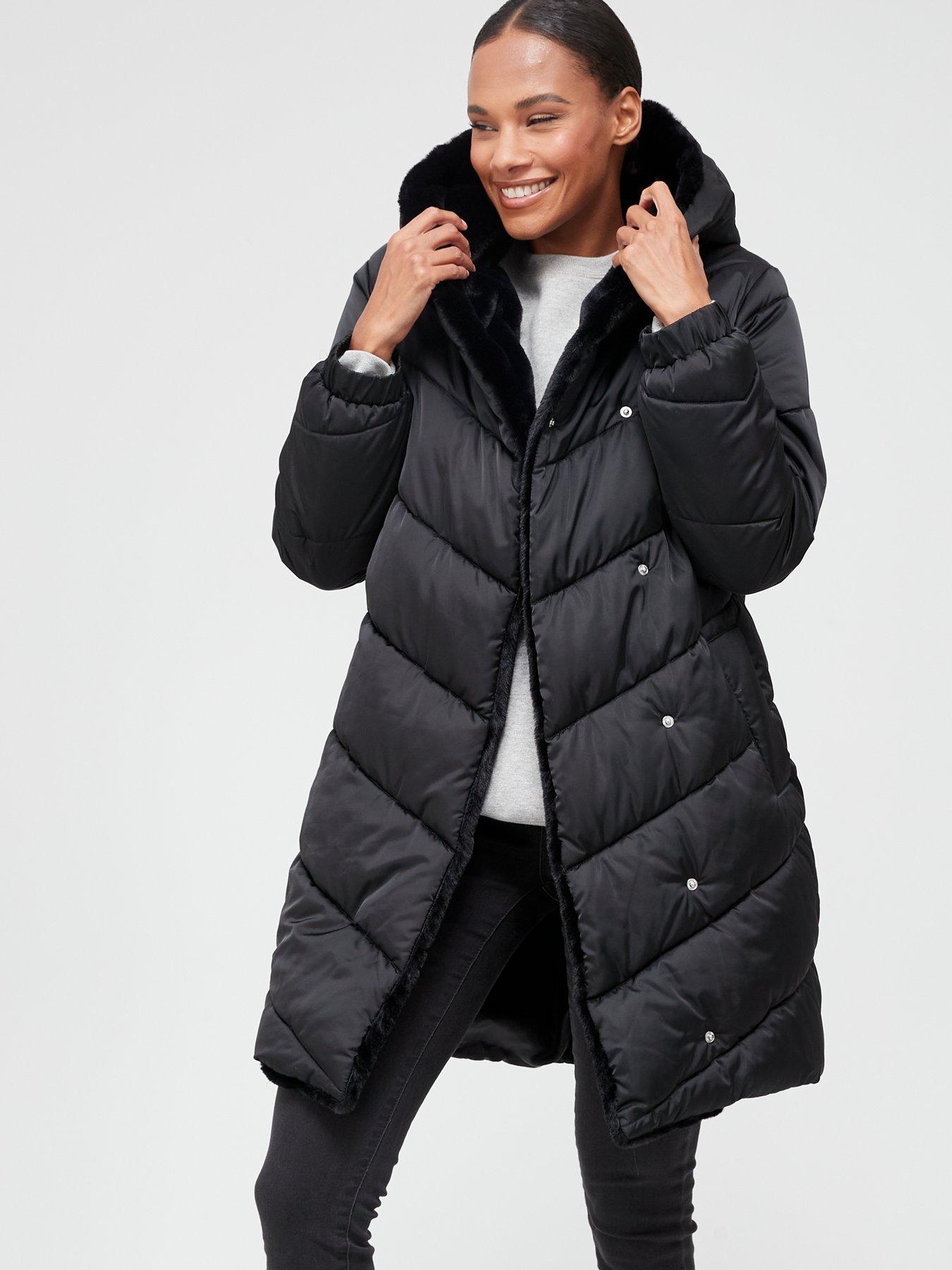 Plus Size Puffer Shawl Collar Coat Buy Womens Winter Coat, Long