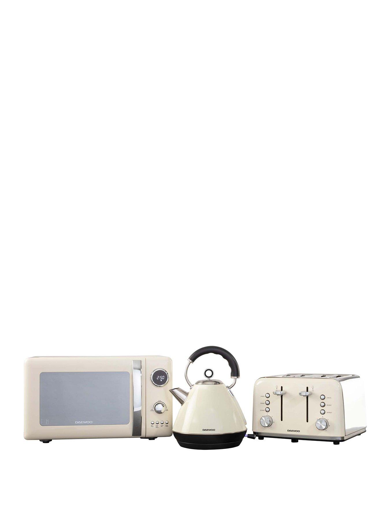 Microwave on sale kettle set