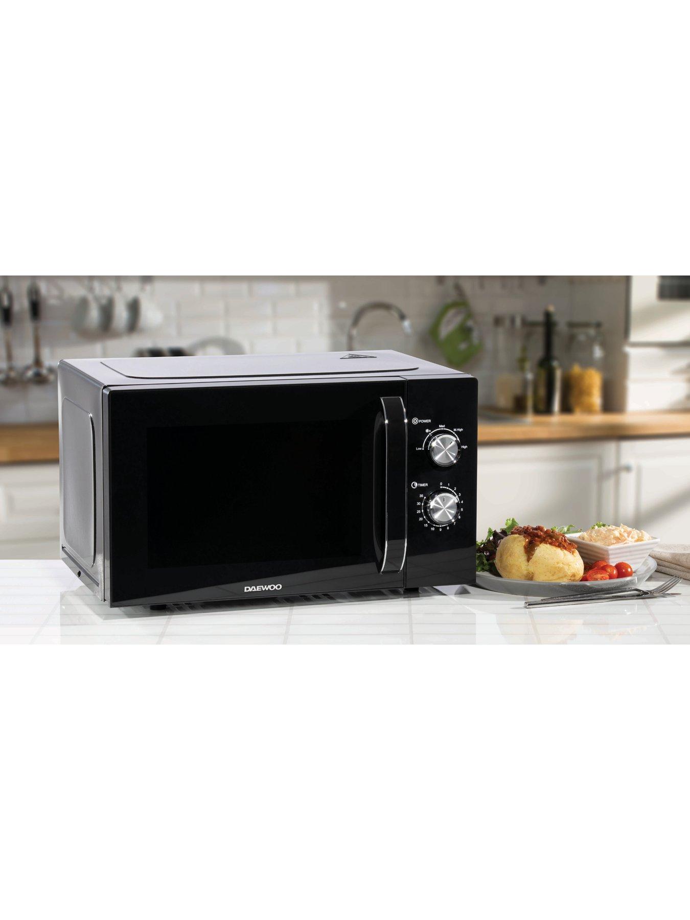 Image 3 of 3 of Daewoo Daewoo 23L BLACK 800W Microwave KOR8A07