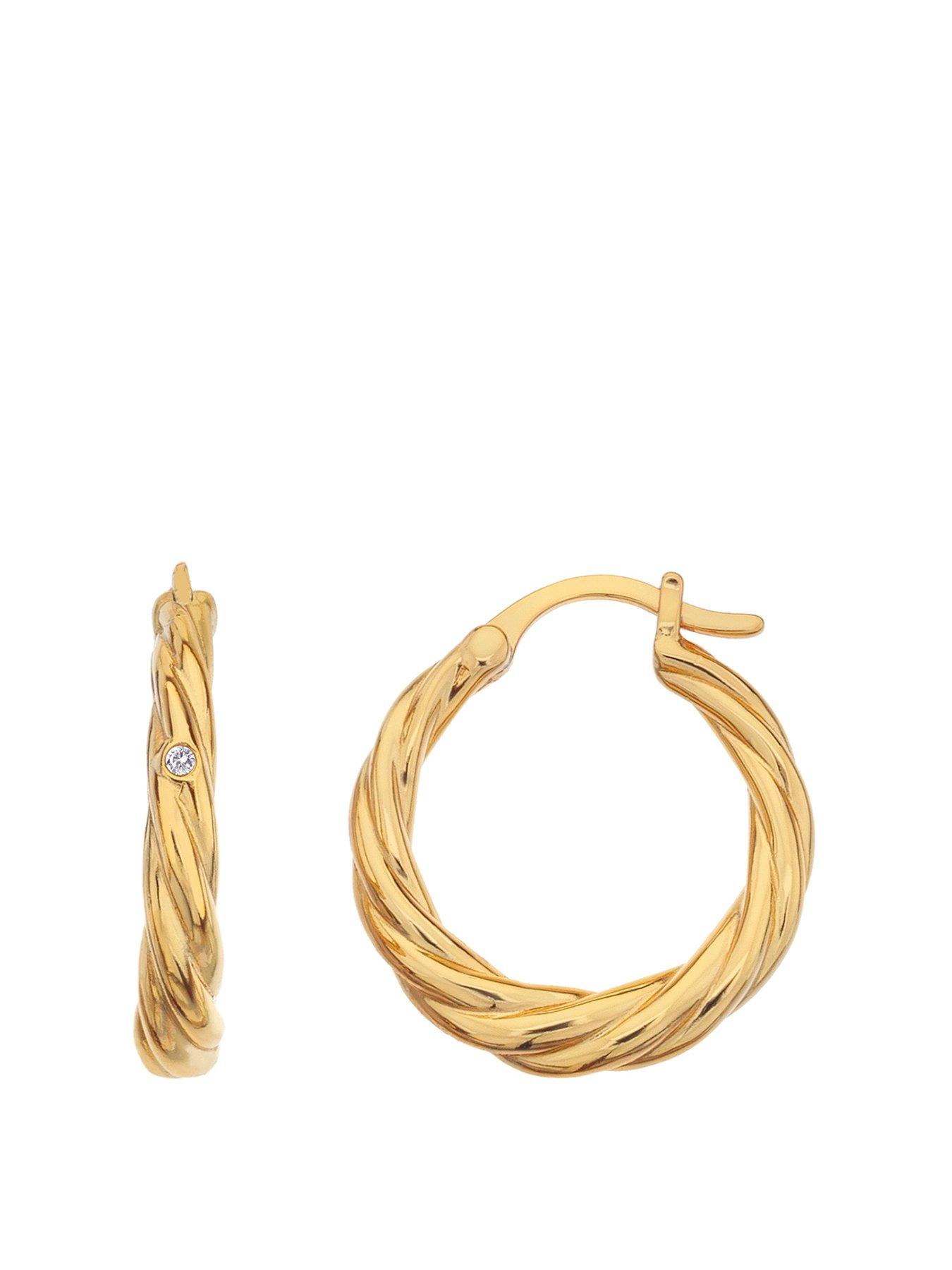 Bridal Jewellery | Gold Vermeil Mini Torc Earrings | Loinnir Jewellery –  LOINNIR JEWELLERY