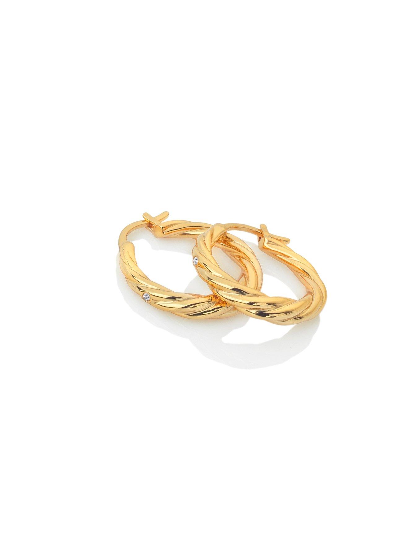 Image 3 of 4 of Hot Diamonds Hot Diamonds X Jac Jossa Entwine Earrings
