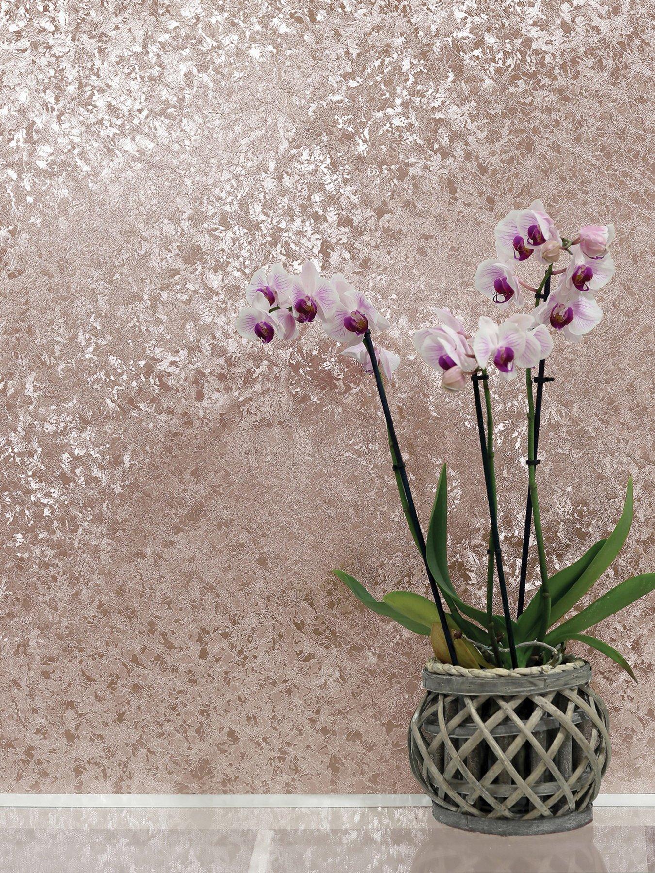 arthouse-velvet-crush-foil-rose-gold-wallpaper