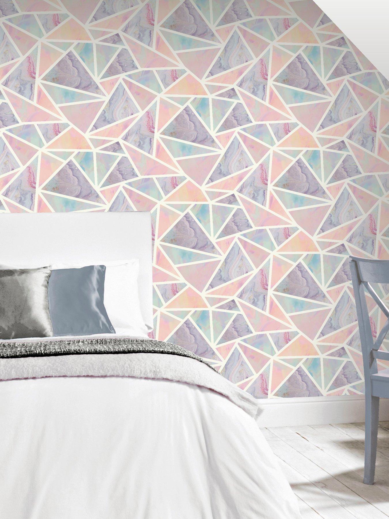 Image 1 of 4 of ARTHOUSE Pastel Geo Wallpaper
