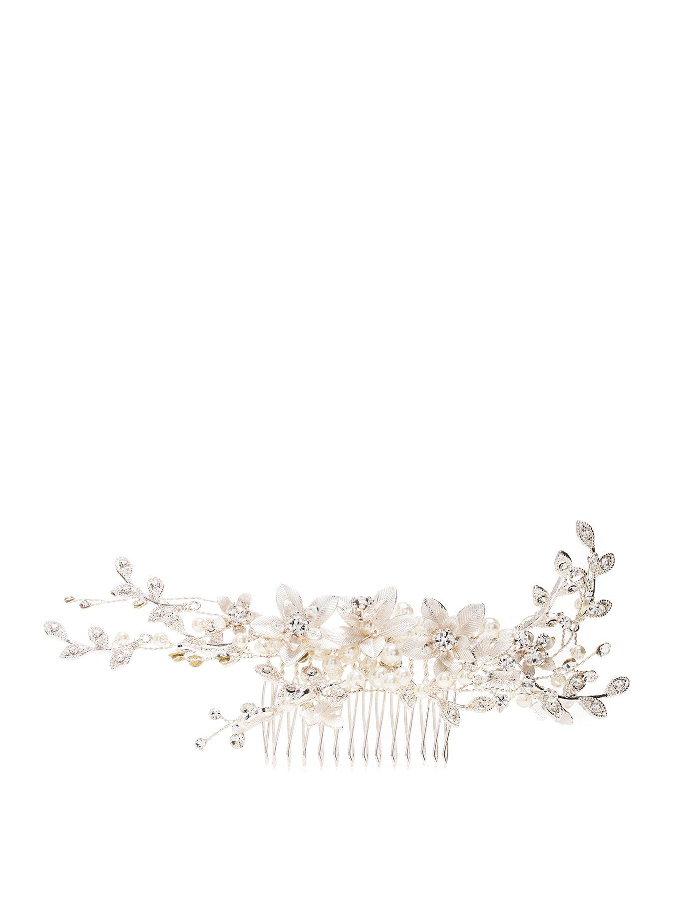 jon-richard-madeline-silver-texture-petal-maple-leaf-spray-comb