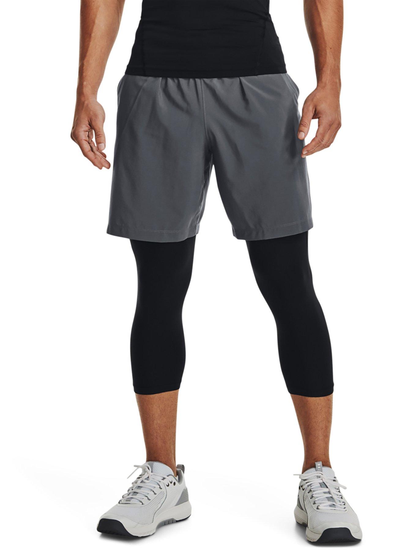 Under Armour Mens Vanish Woven 8 Inch Light Training Workout Shorts - Grey