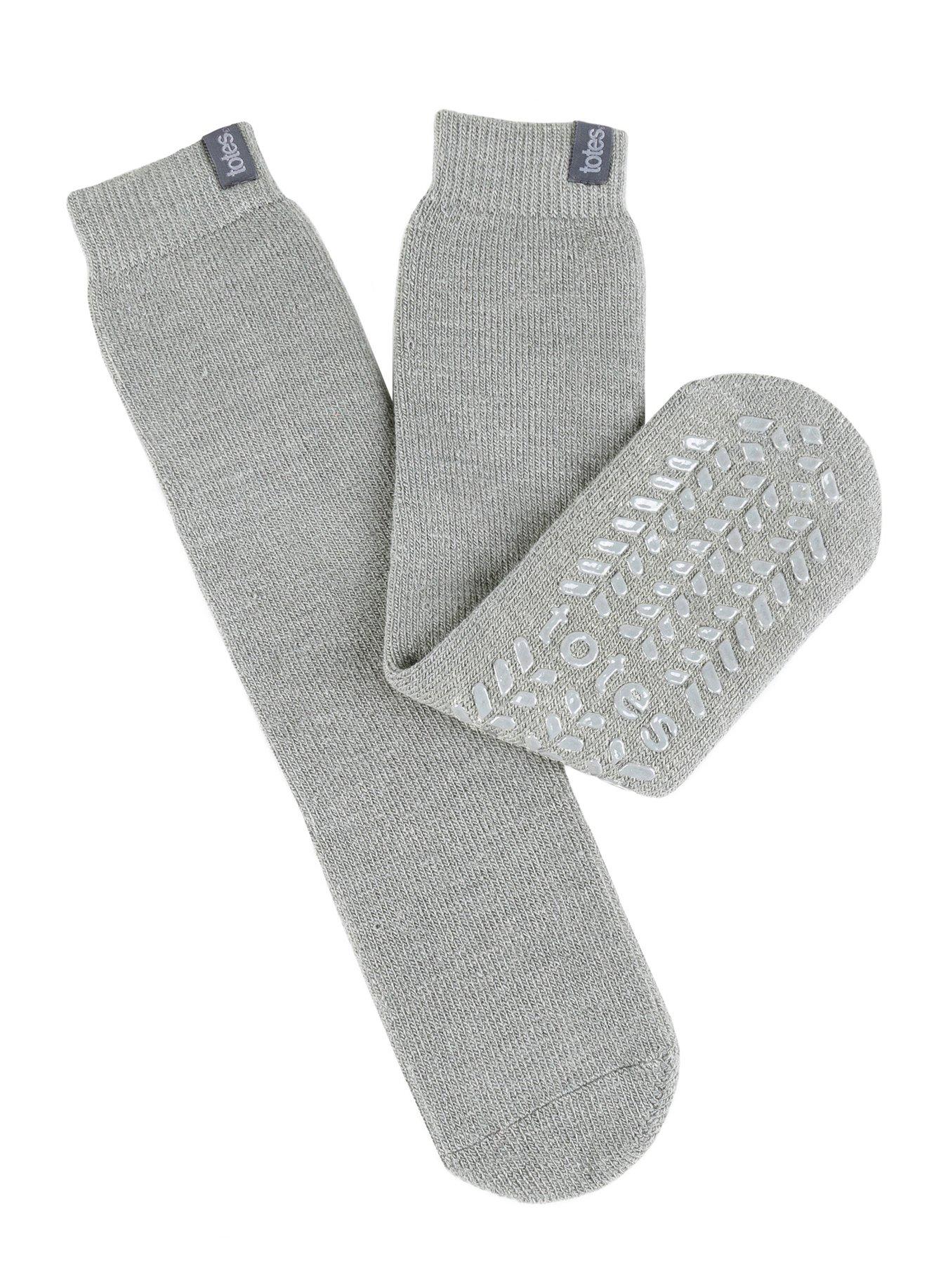 totes-thermal-original-slipper-sox-grey-marl