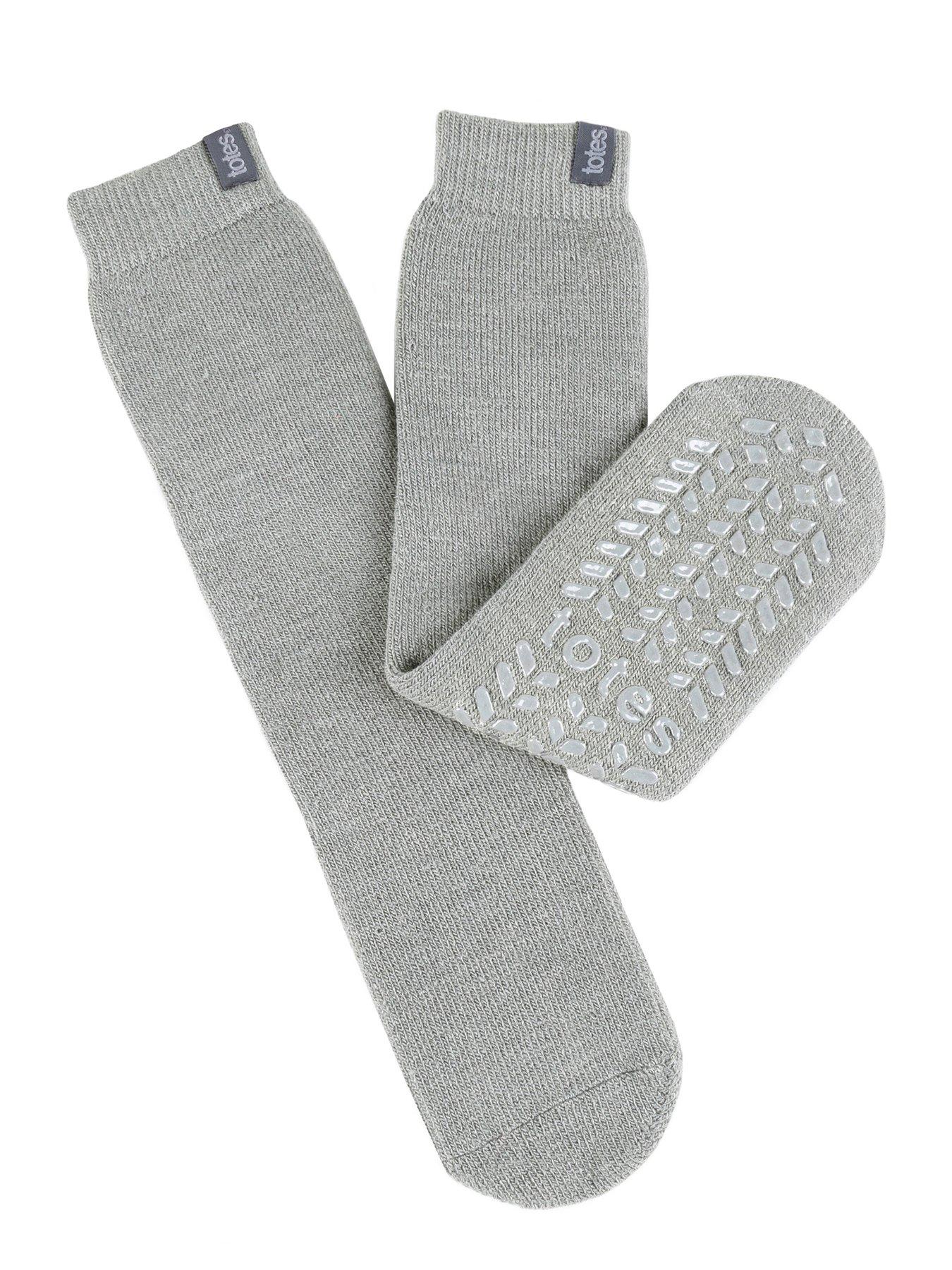 Image 1 of 4 of TOTES Thermal Original Slipper-Sox - Grey Marl