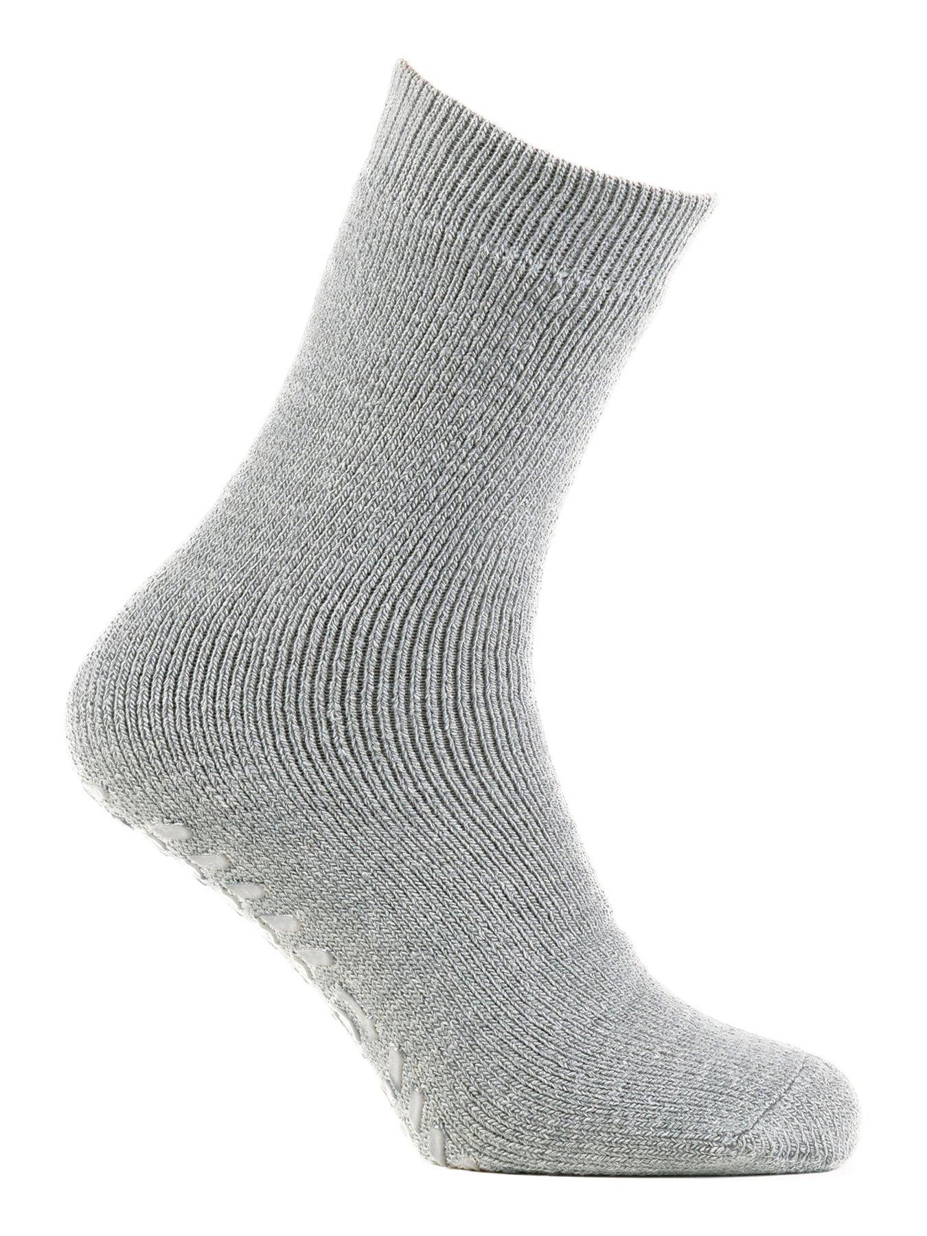 Image 3 of 4 of TOTES Thermal Original Slipper-Sox - Grey Marl