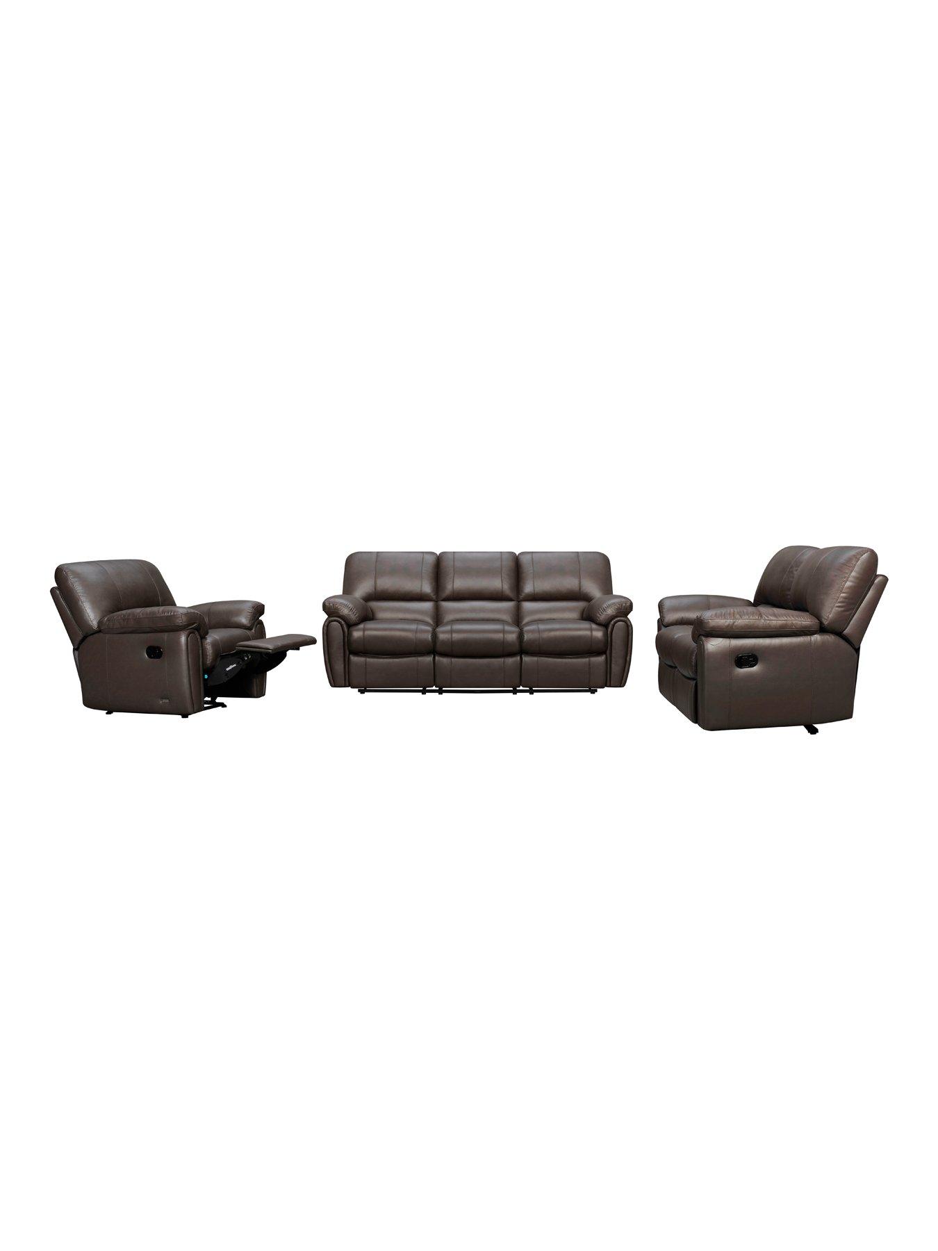 very-home-leightonnbspleatherfaux-leather-high-backnbsprecliner-corner-group-brownstillFront