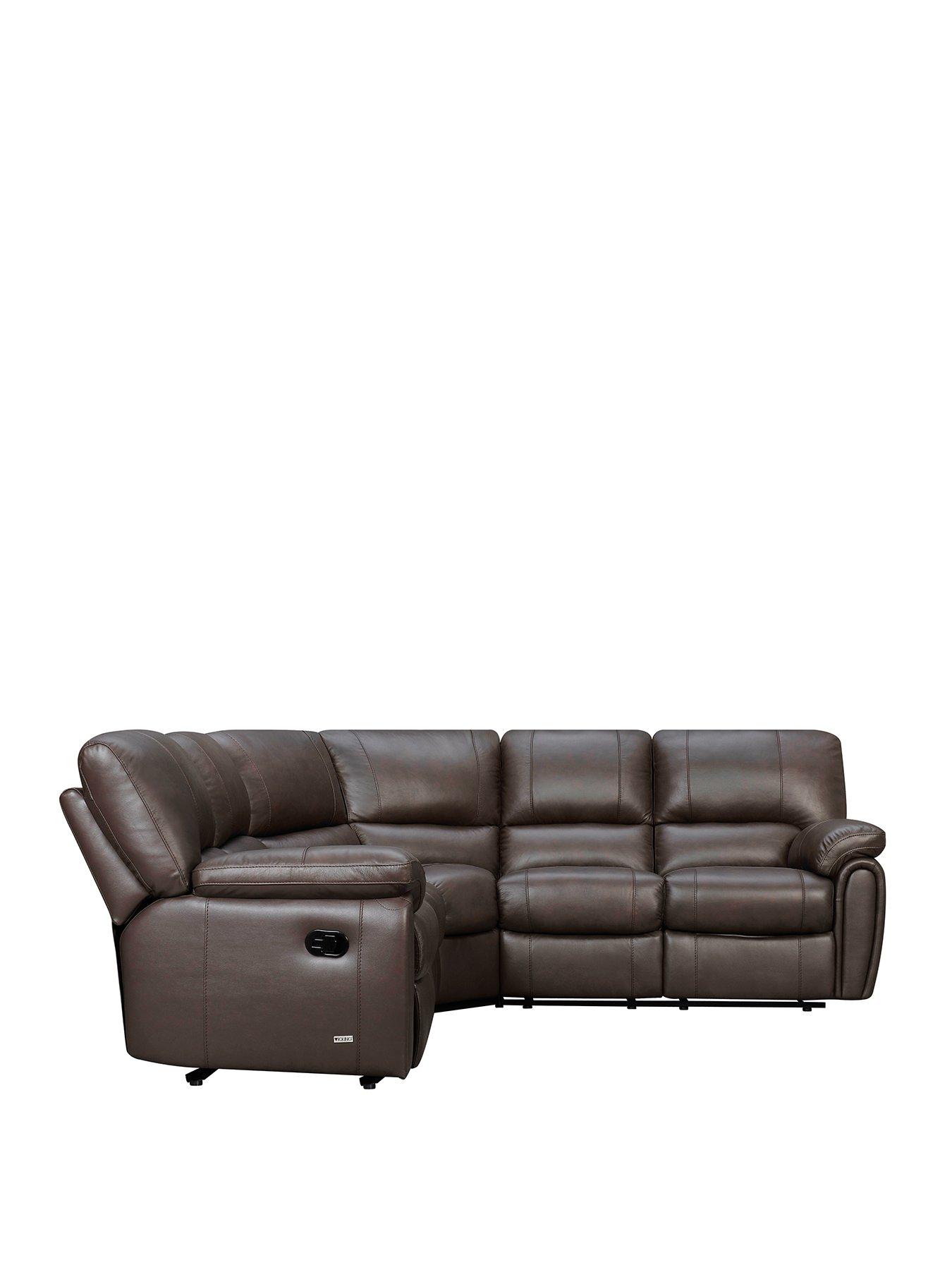 very-home-leightonnbspleatherfaux-leather-high-backnbsprecliner-corner-group-brownoutfit