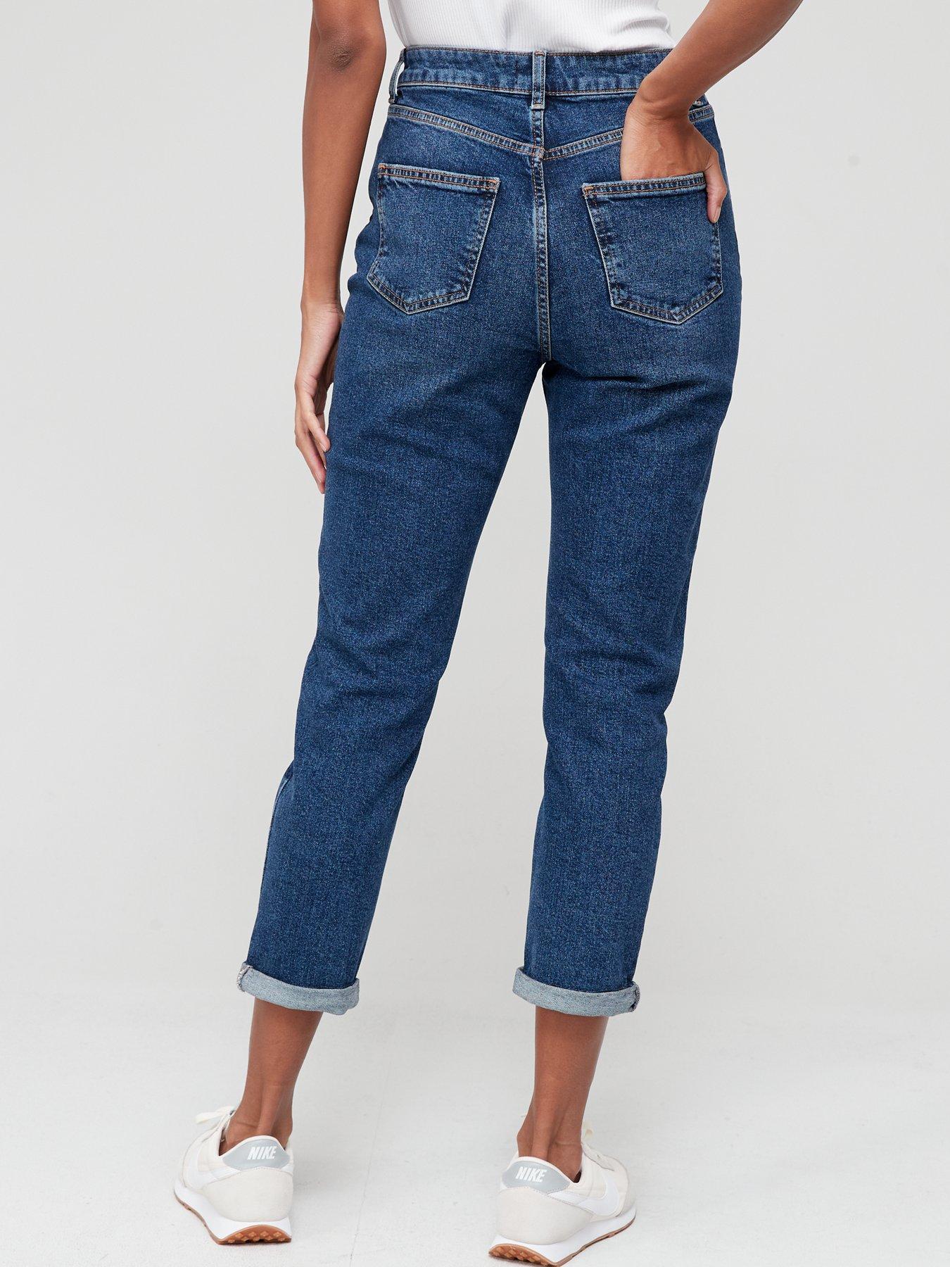 Mom jeans with outlet stretch