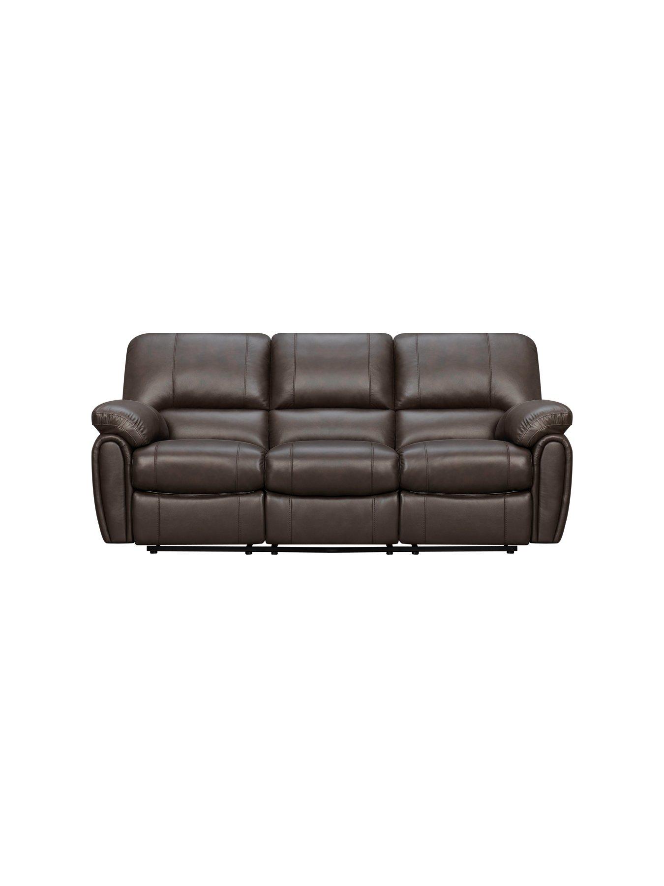 leightonnbspleatherfaux-leather-3-seater-high-back-recliner-sofa-brownnbsp--fscreg-certified