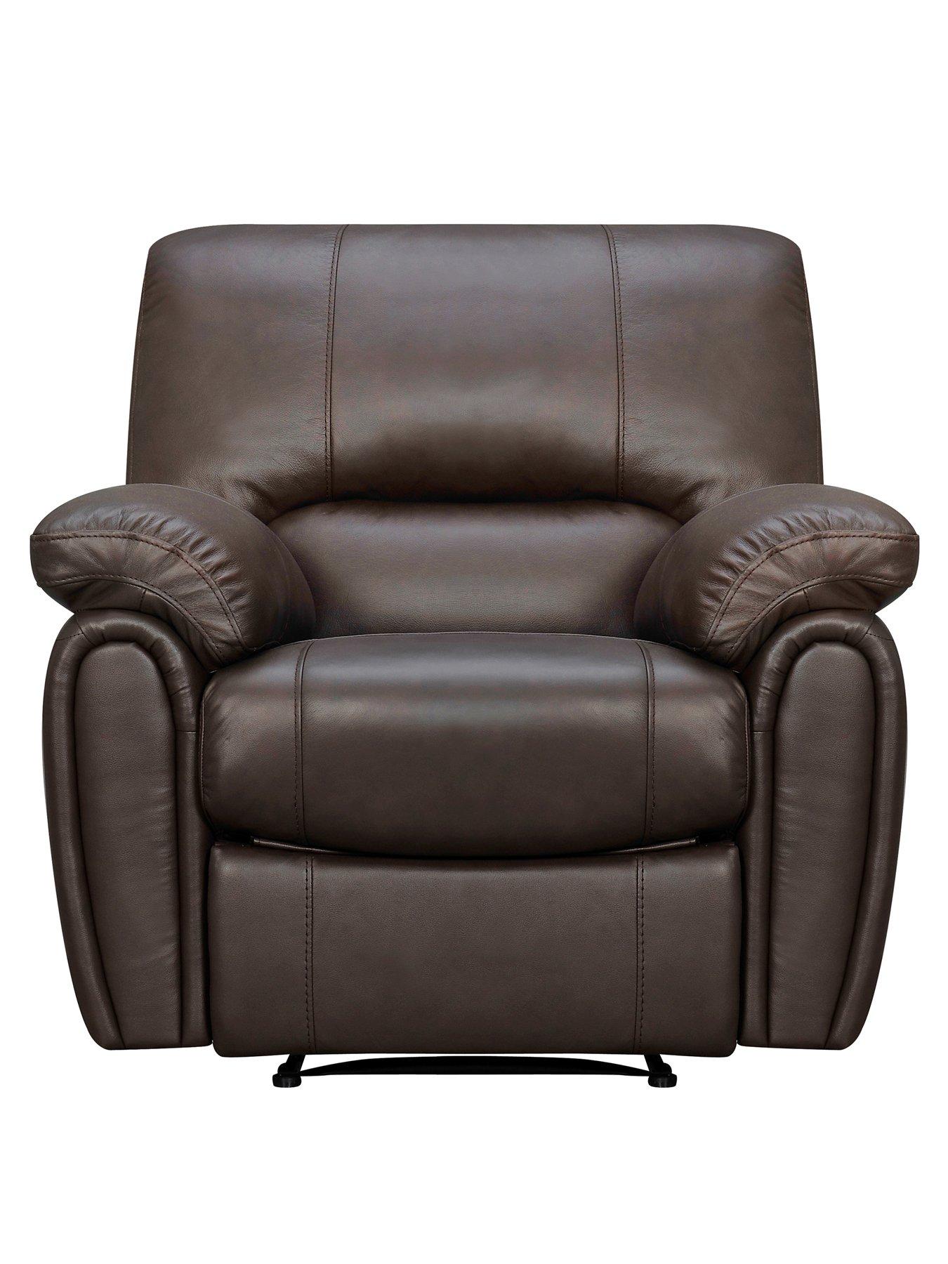 leightonnbspleatherfaux-leather-power-high-back-recliner-armchairnbsp--brownnbsp--fscreg-certified