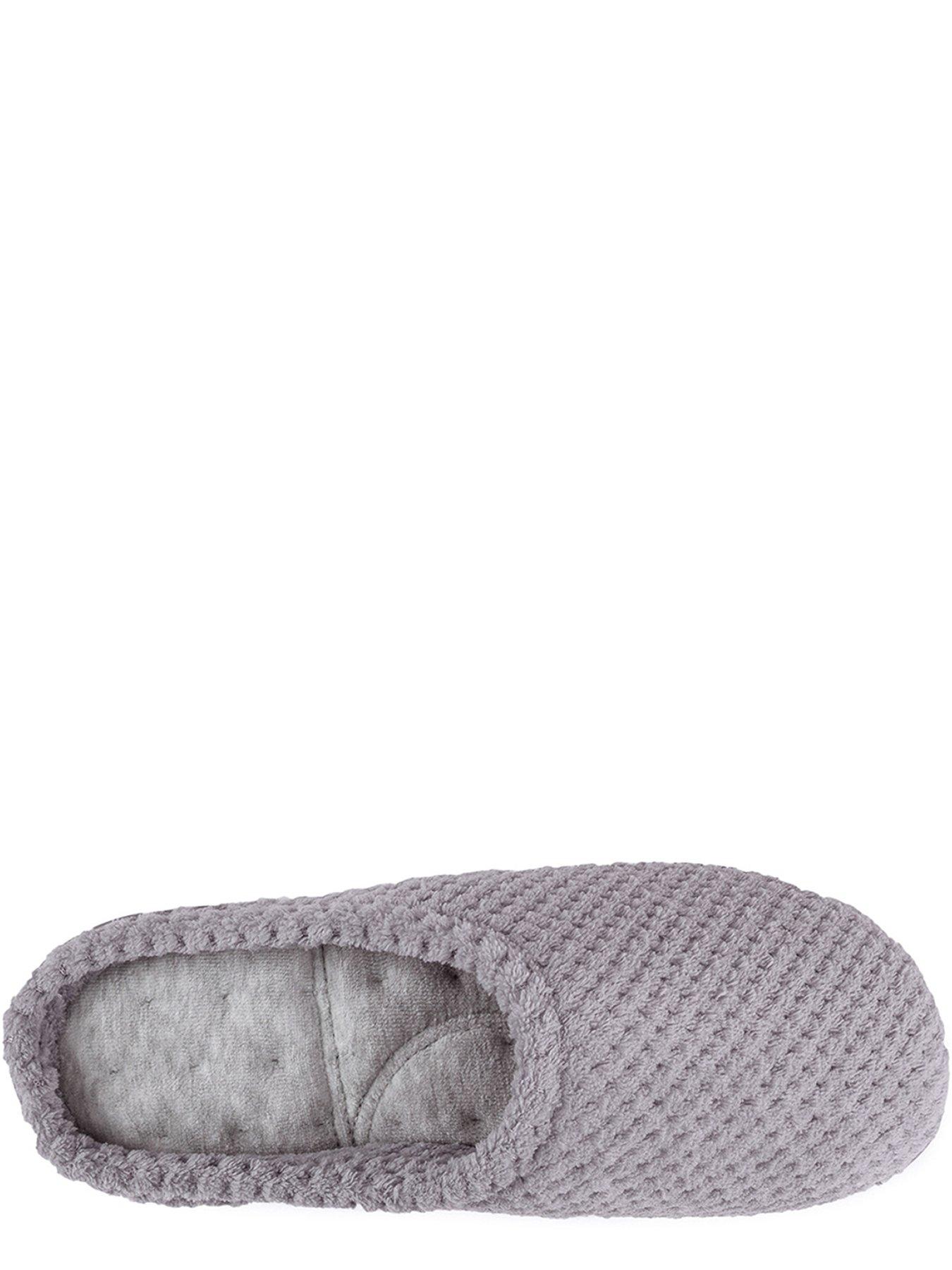 Image 3 of 5 of TOTES Isotoner 360 Comfort Popcorn Mule - Grey
