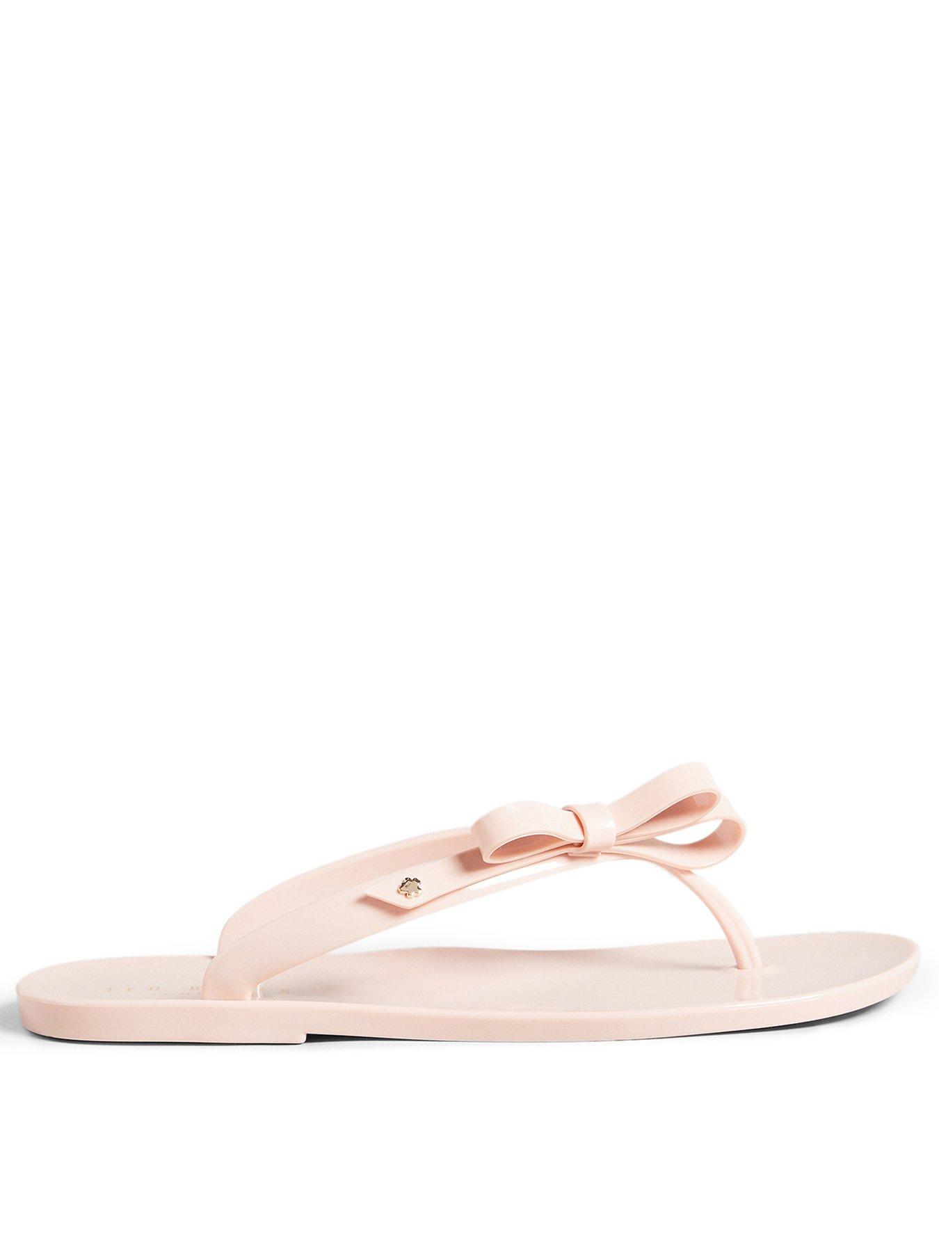 Jassey Bow Flip Flop Pink