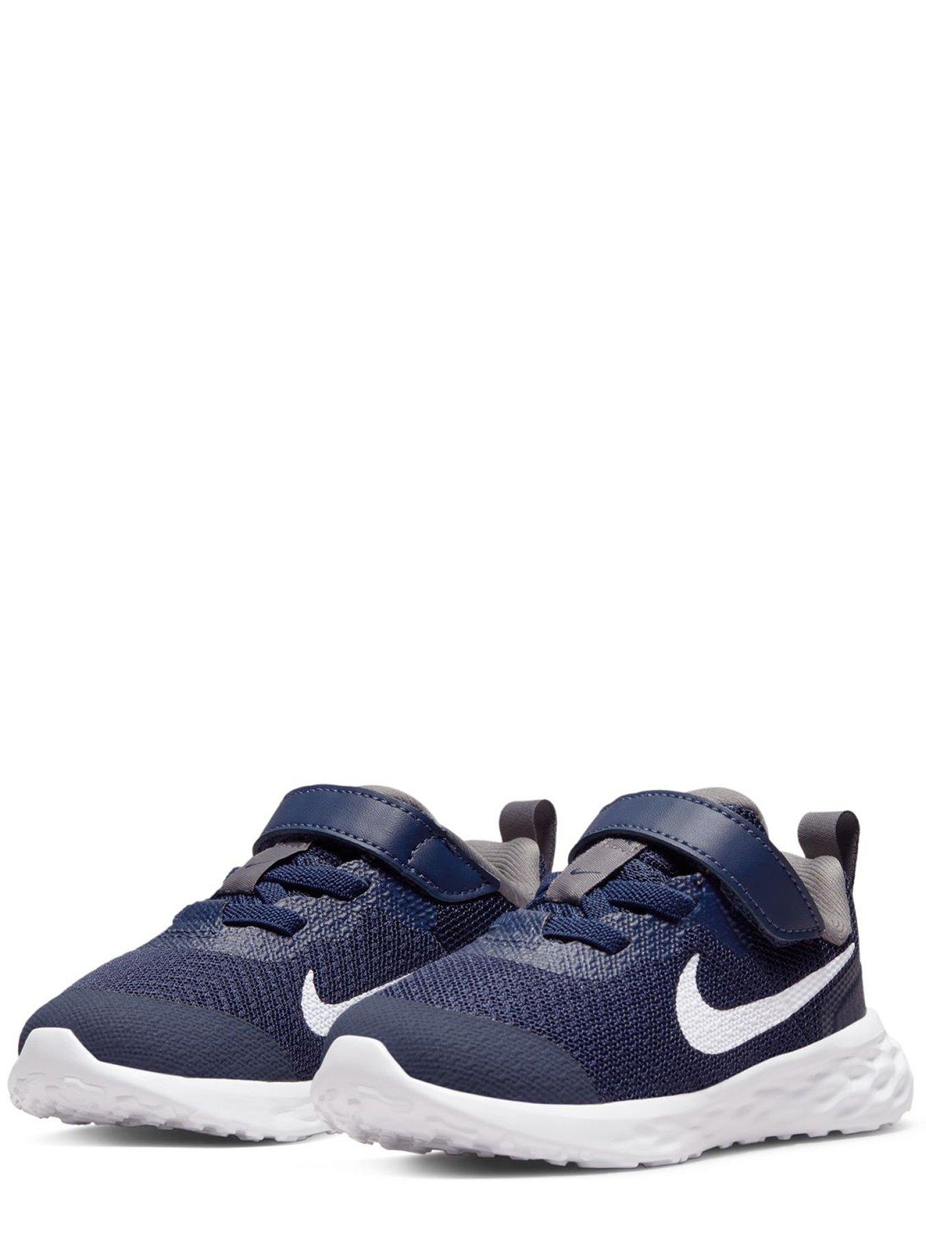 Navy blue nike store toddler shoes