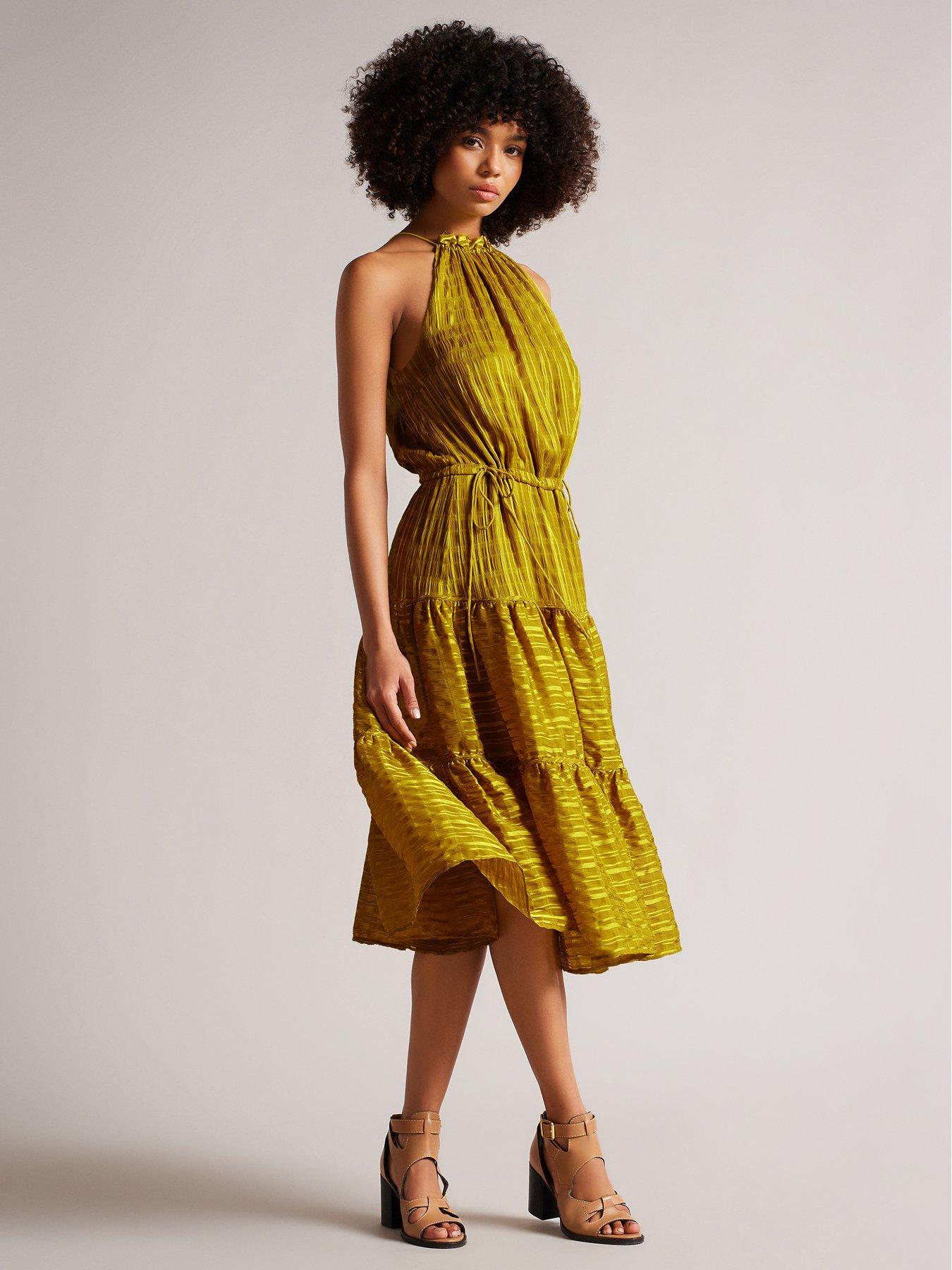 Ted baker dress store yellow