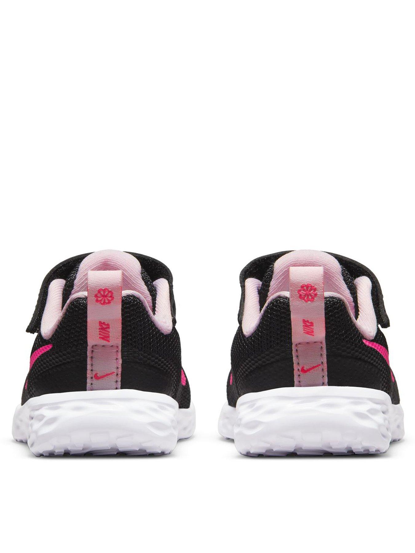 Nike revolution best sale pink and black