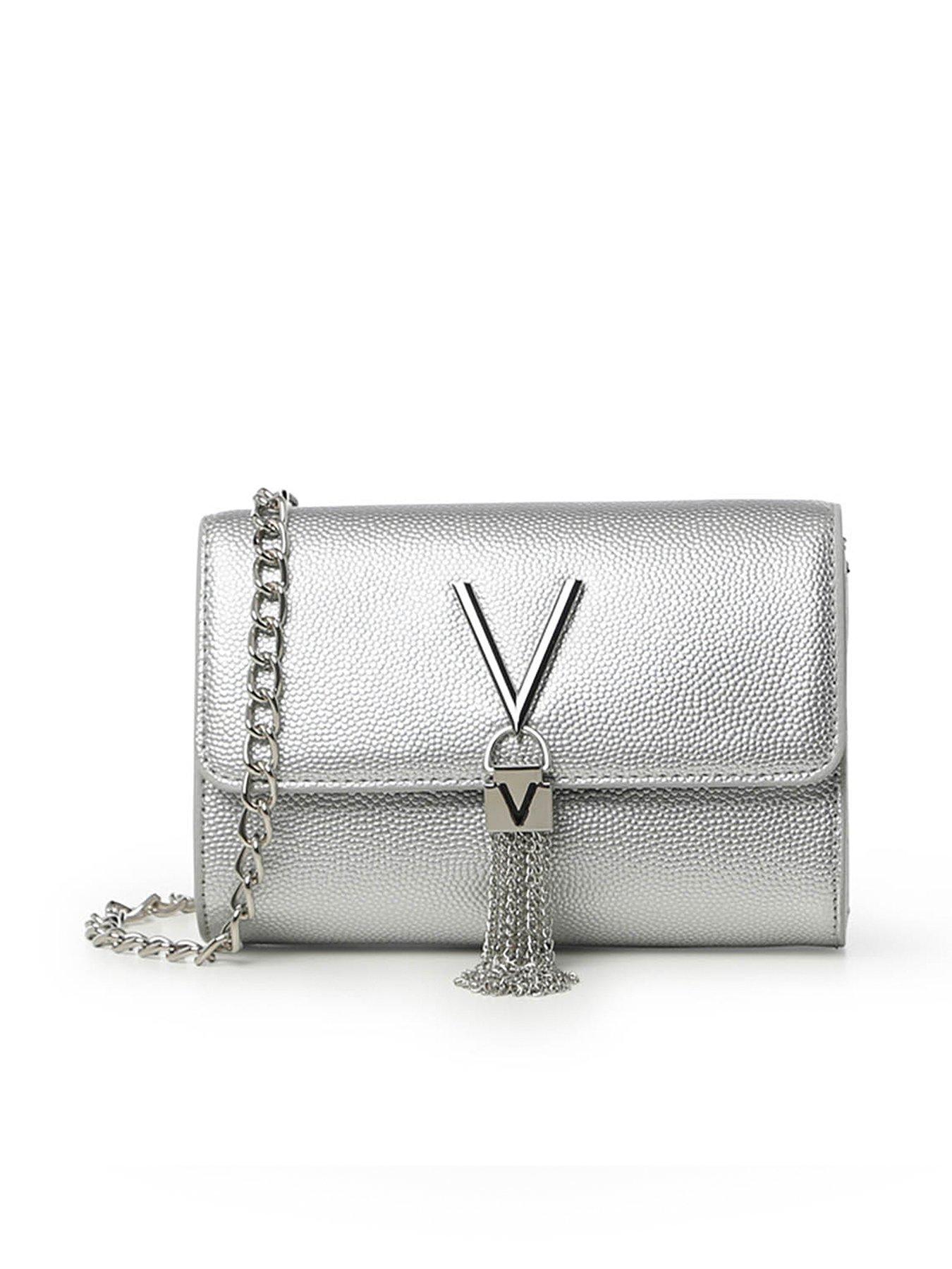 Valentino by Mario Valentino Tassel Detail Clutch Bag With Cross