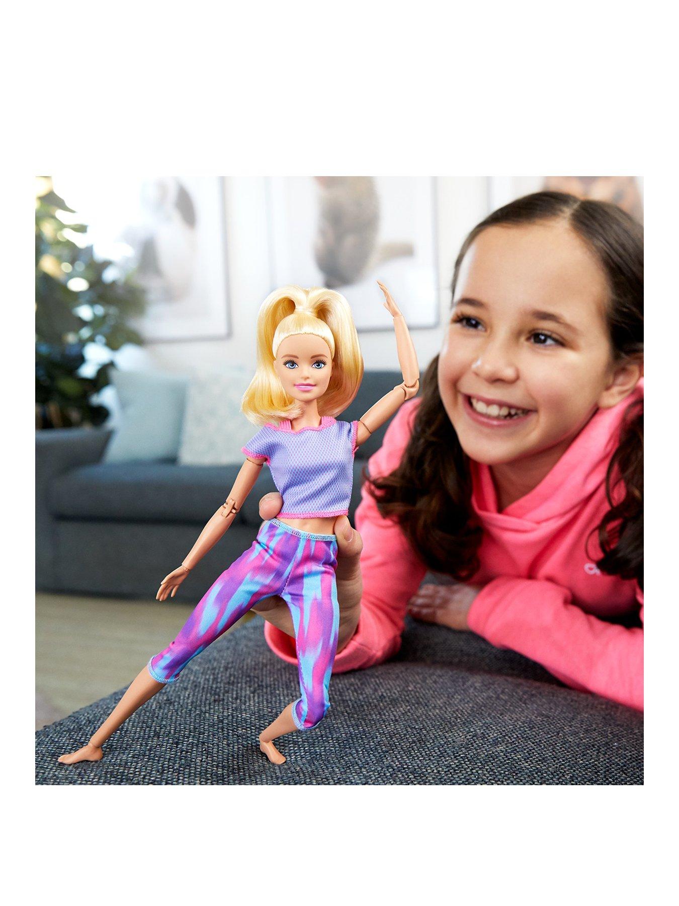 Barbie Made to Move Wellness Doll Blonde Very Ireland