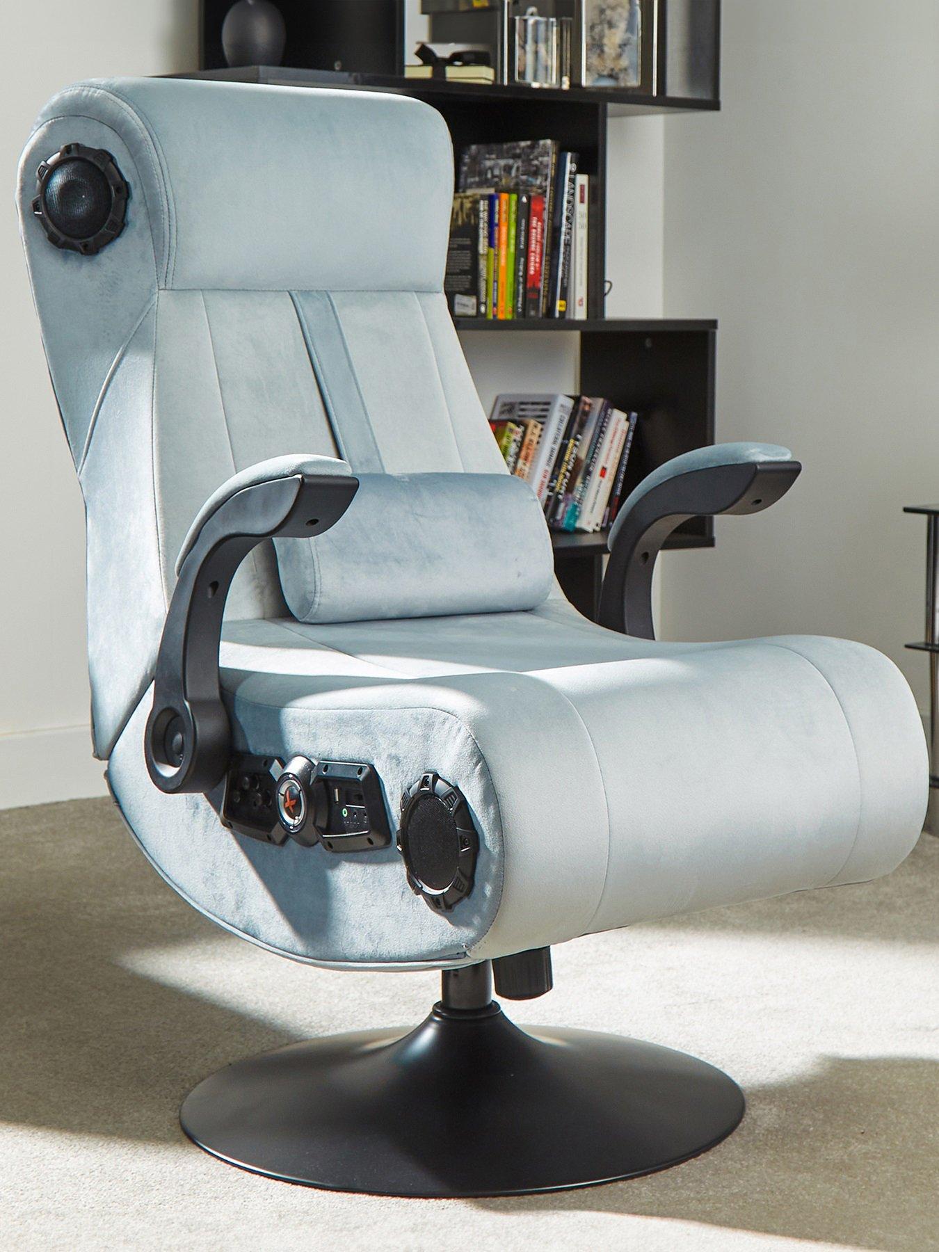 X Rocker Play Milano Multi-Media Reclining Chair with Footstool