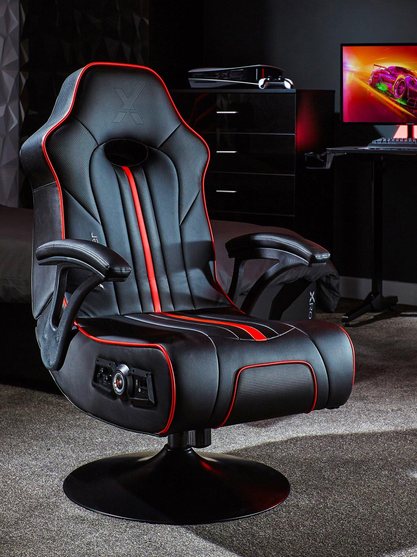 Image 1 of 6 of X Rocker X Rocker Torque 2.1 Red Stereo Audio Gaming Chair with Vibration