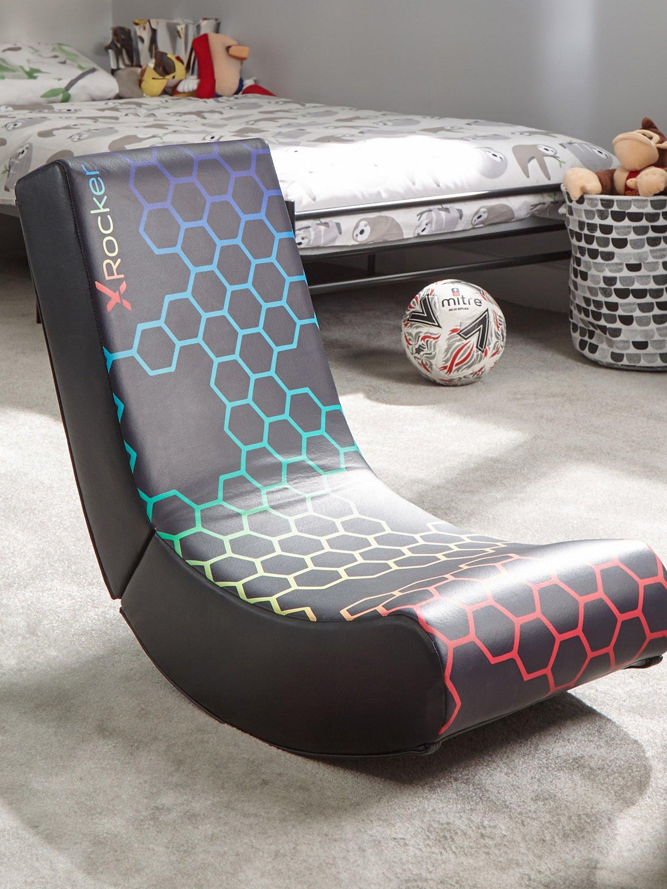 undefined X Rocker Video Rocker Neo - Black Hex Edition Foldable Gaming Chair