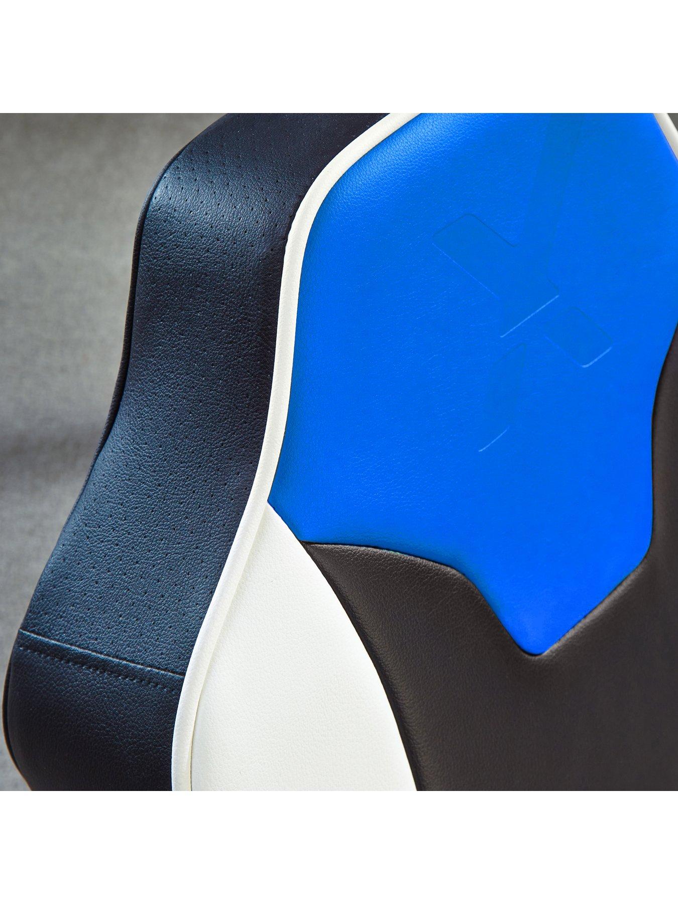 Image 4 of 6 of X Rocker Shadow 2.0 Blue Stereo Audio Gaming Floor Rocker