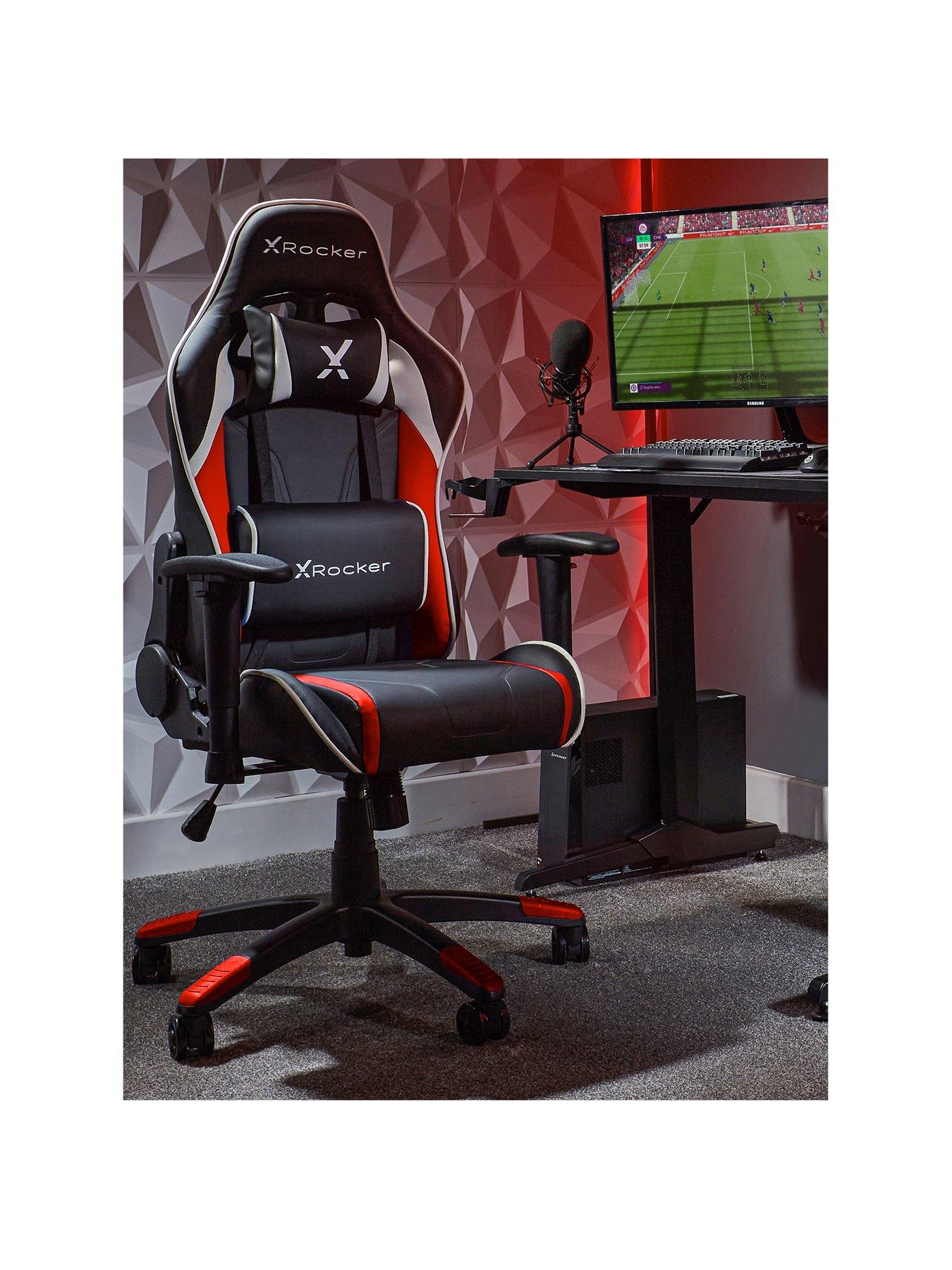 x-rocker-agility-blackred-junior-pc-office-gaming-chairfront