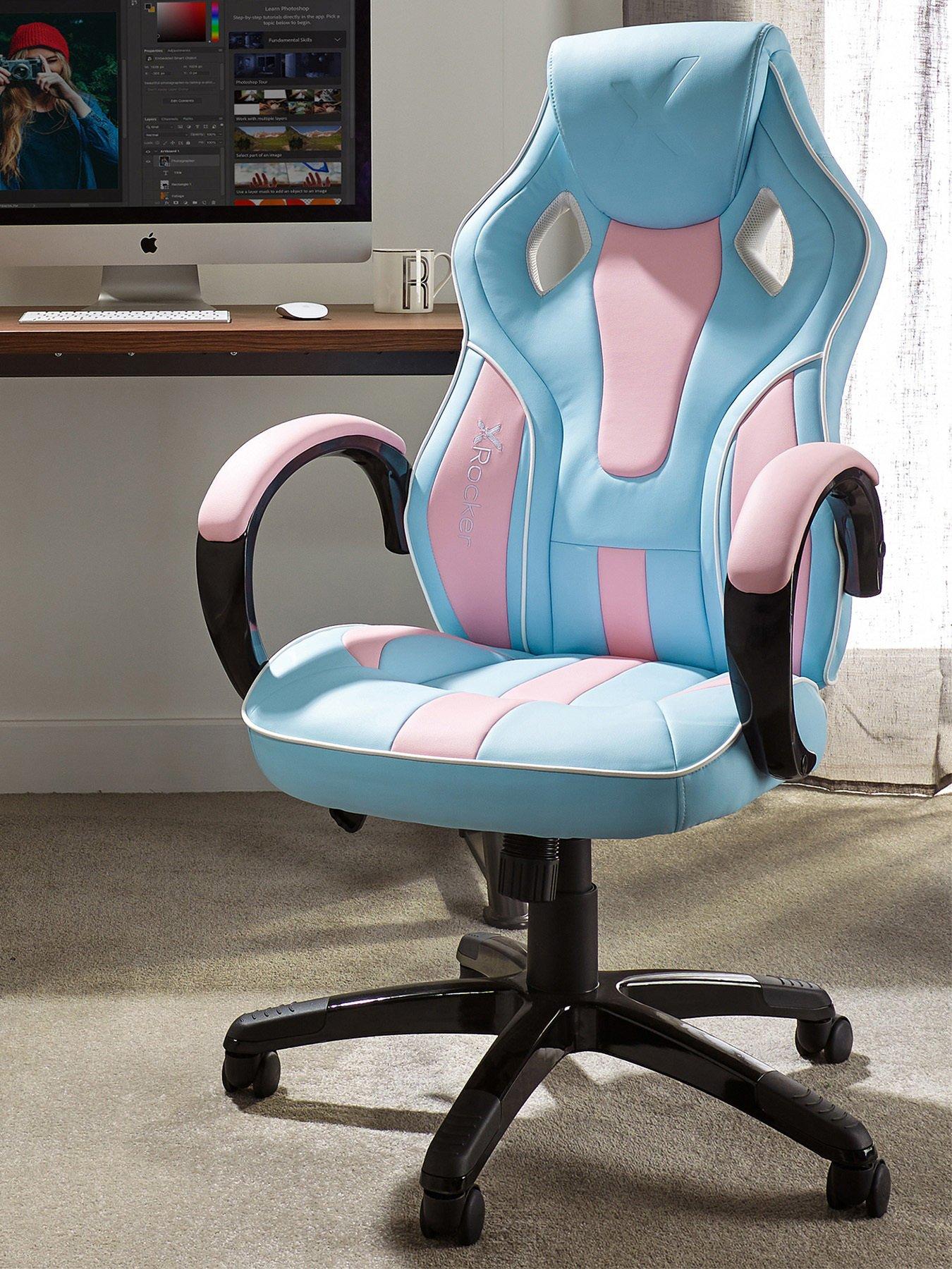 X Rocker Maverick Pink PC Office Gaming Chair Very Ireland