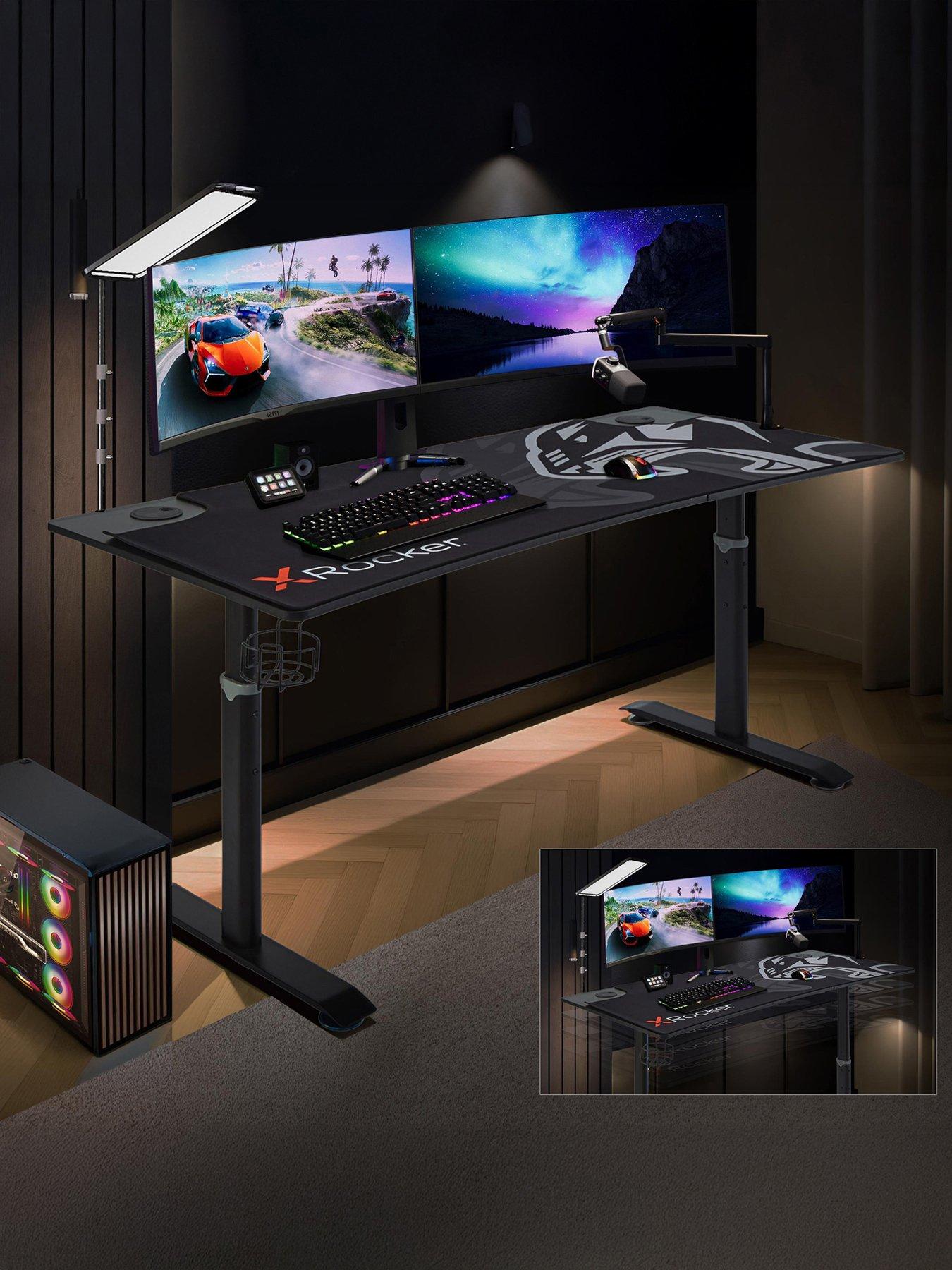 X Rocker Cougar XL eSports Gaming Desk with Manual Height