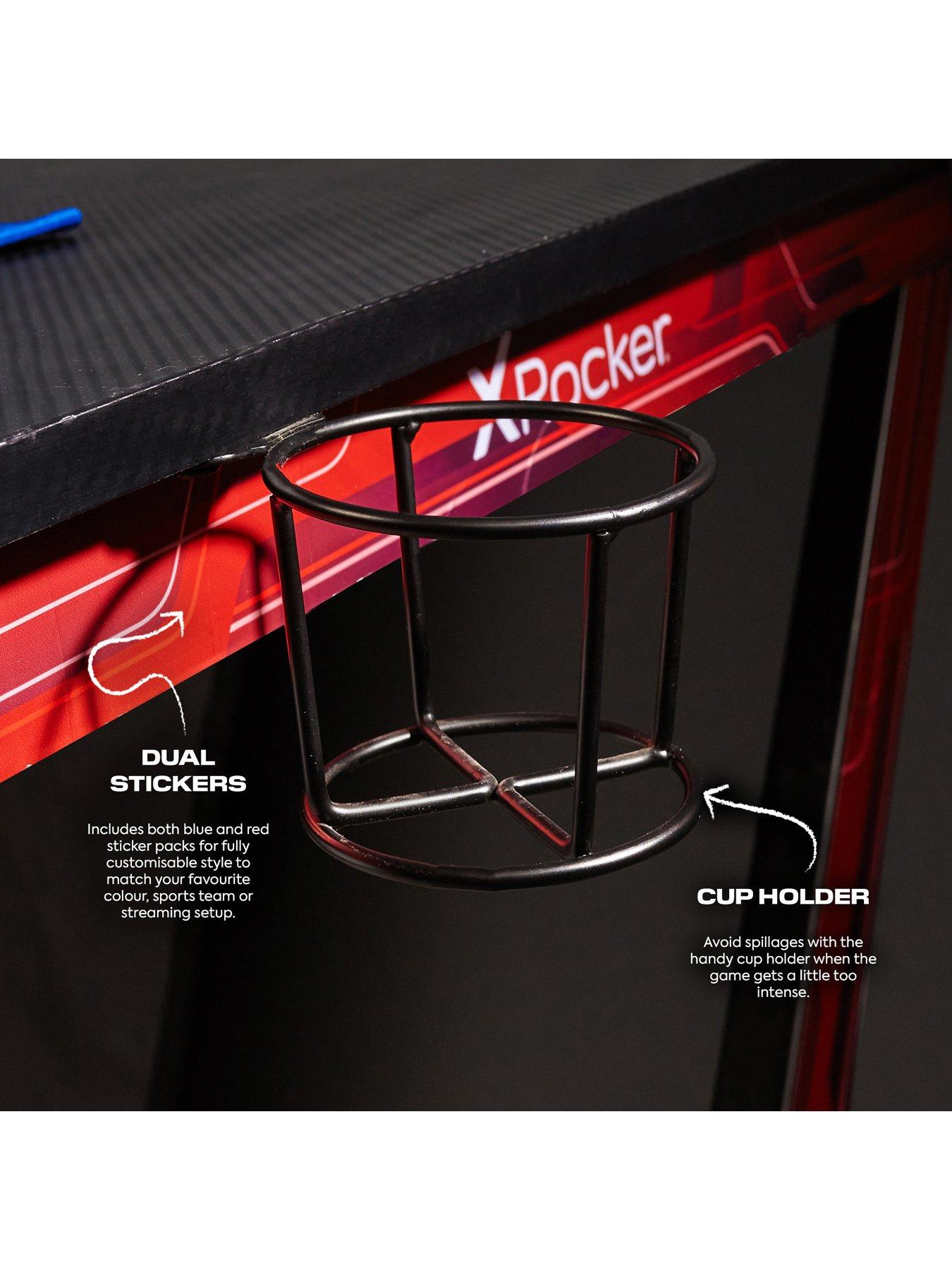x-rocker-ocelot-gaming-desk-with-redblue-stickers-with-mousepadoutfit