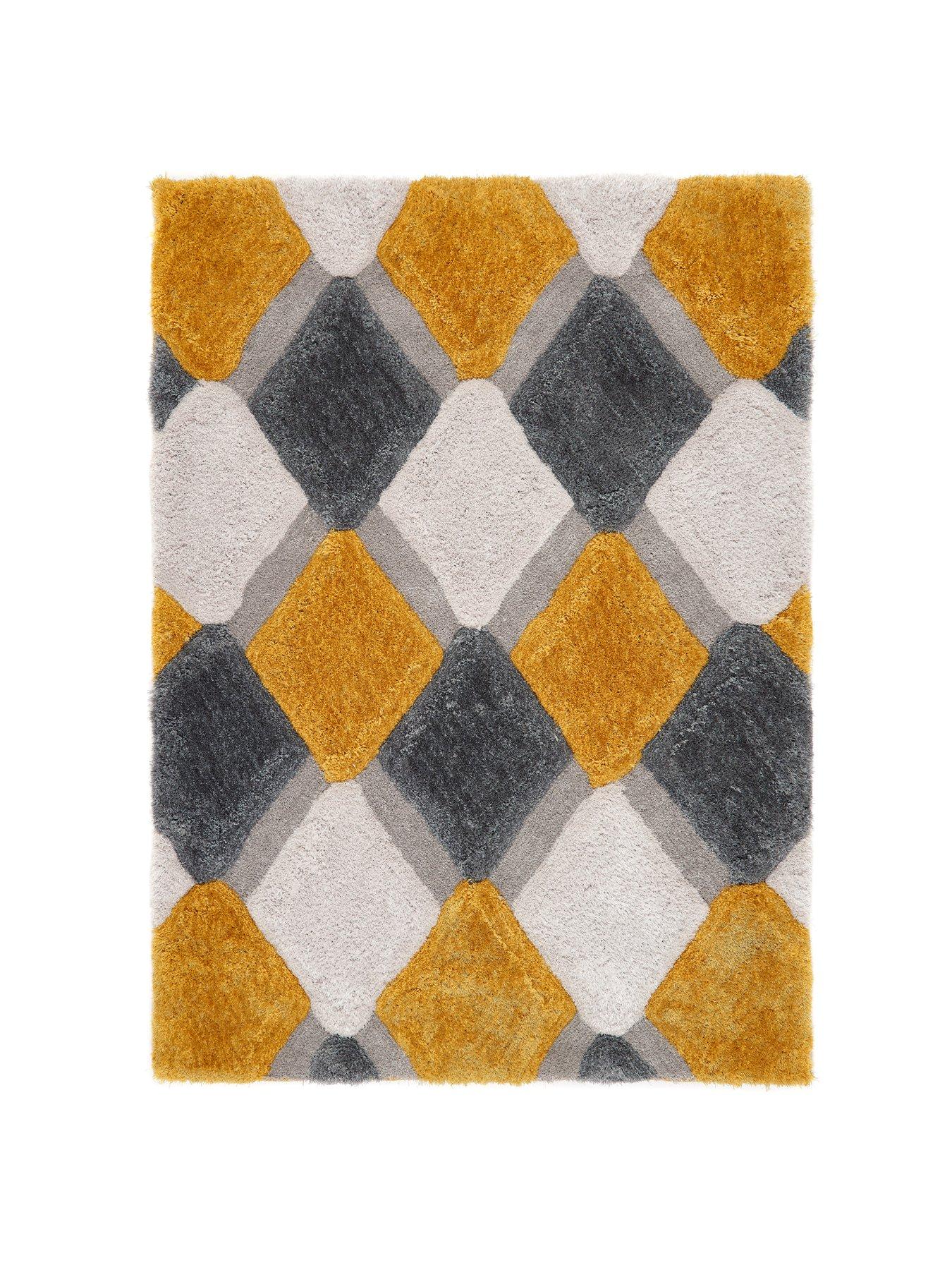 very-home-3dnbspgeo-shaggy-ochrenbsprugstillFront