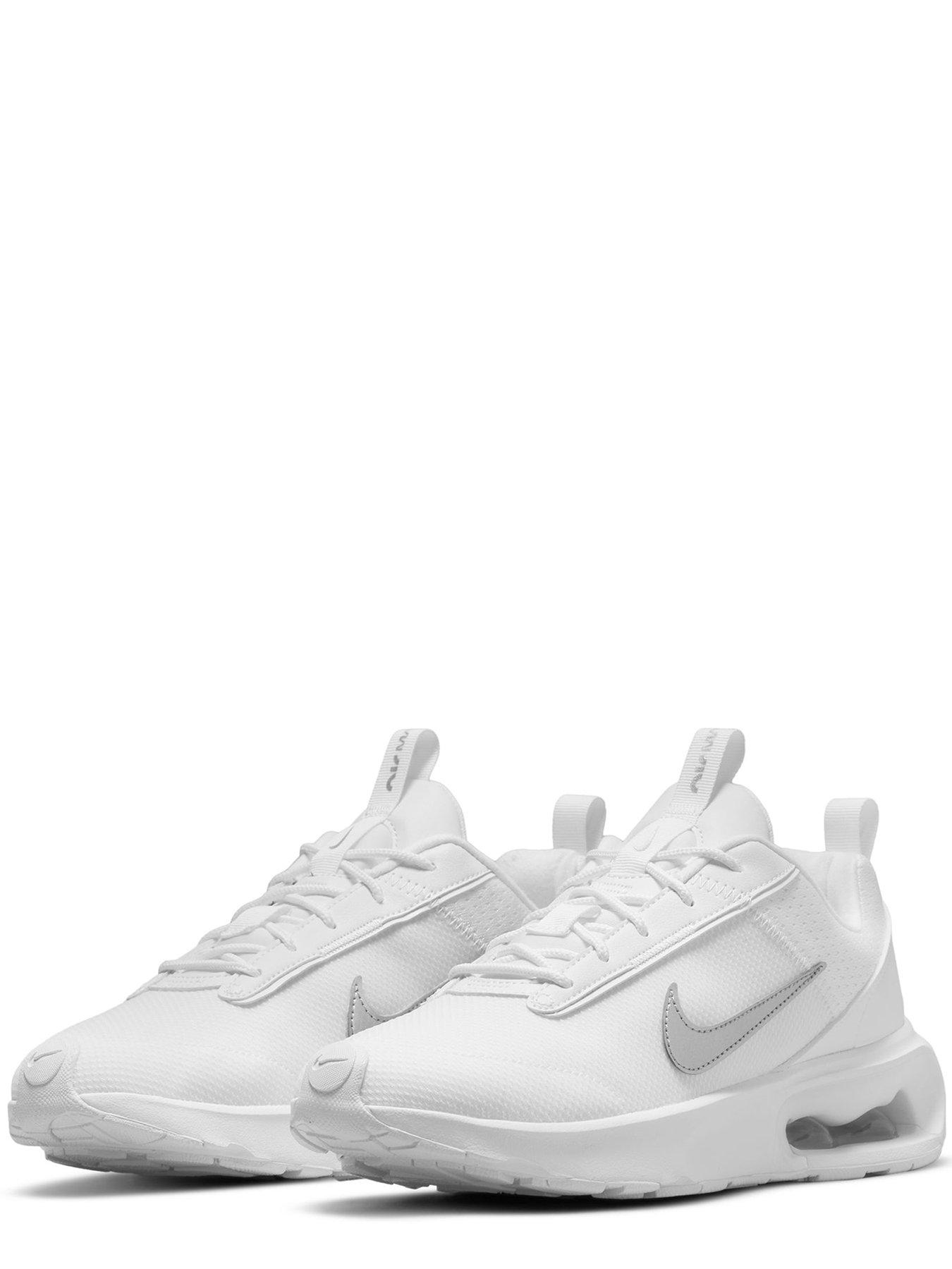 Women s Air Max Intrlk Lite Trainers WHITE SILVER