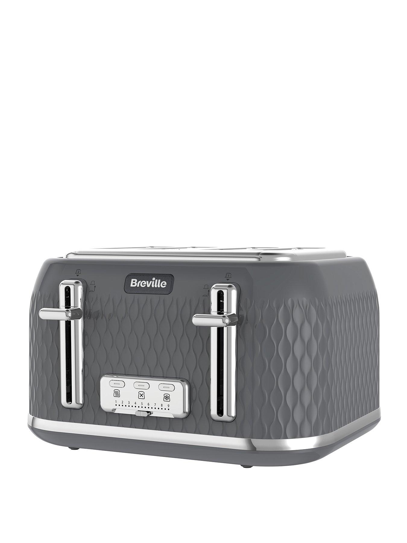 Image 1 of 6 of Breville Curve Collection 4-Slice&nbsp;Toaster - Grey