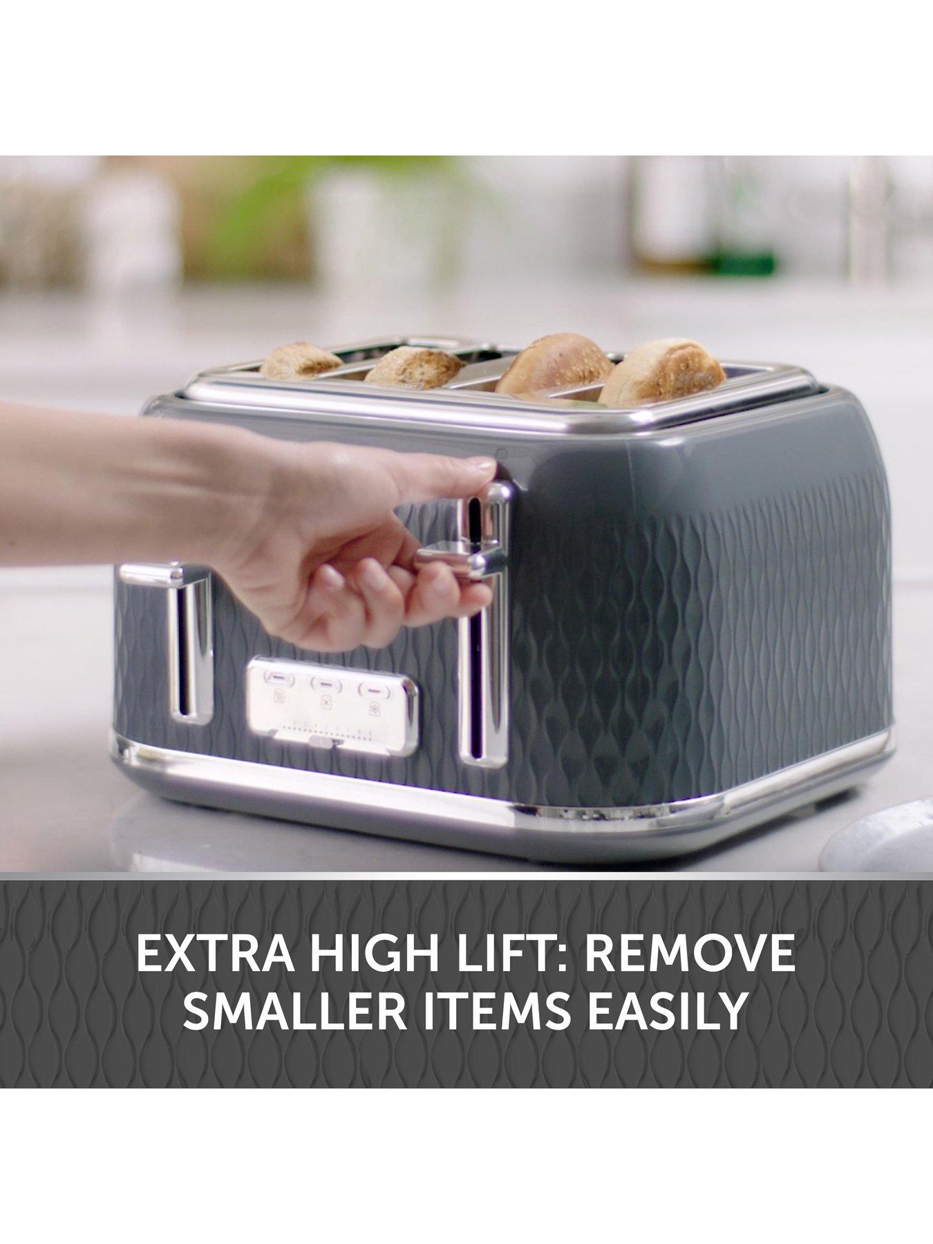 Image 2 of 6 of Breville Curve Collection 4-Slice&nbsp;Toaster - Grey