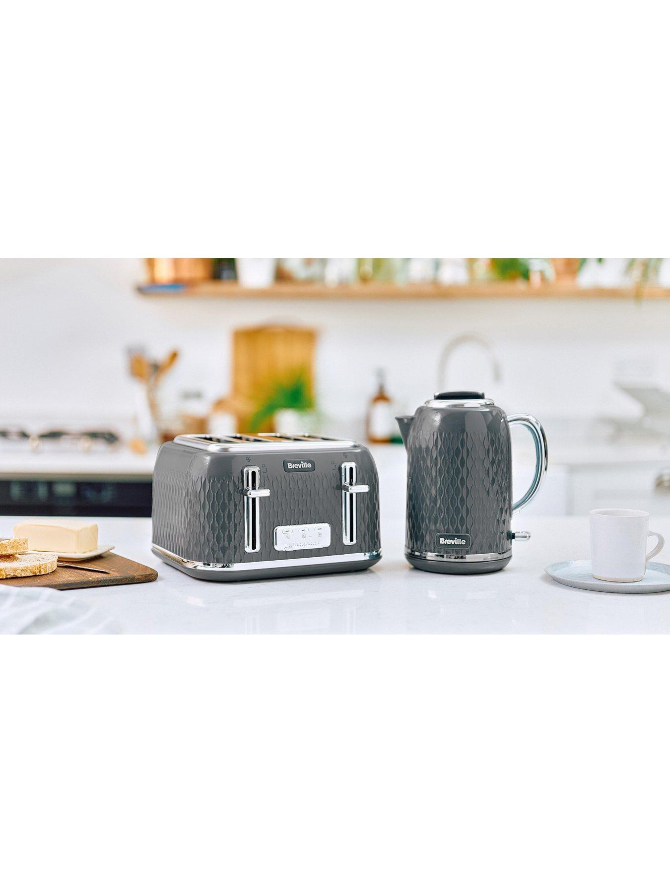 Image 4 of 6 of Breville Curve Collection 4-Slice&nbsp;Toaster - Grey