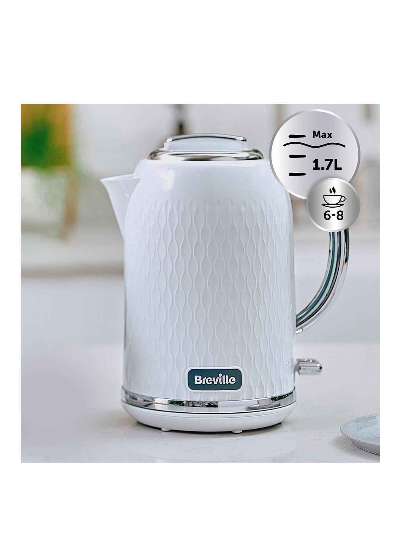 Breville white clearance kettle and toaster