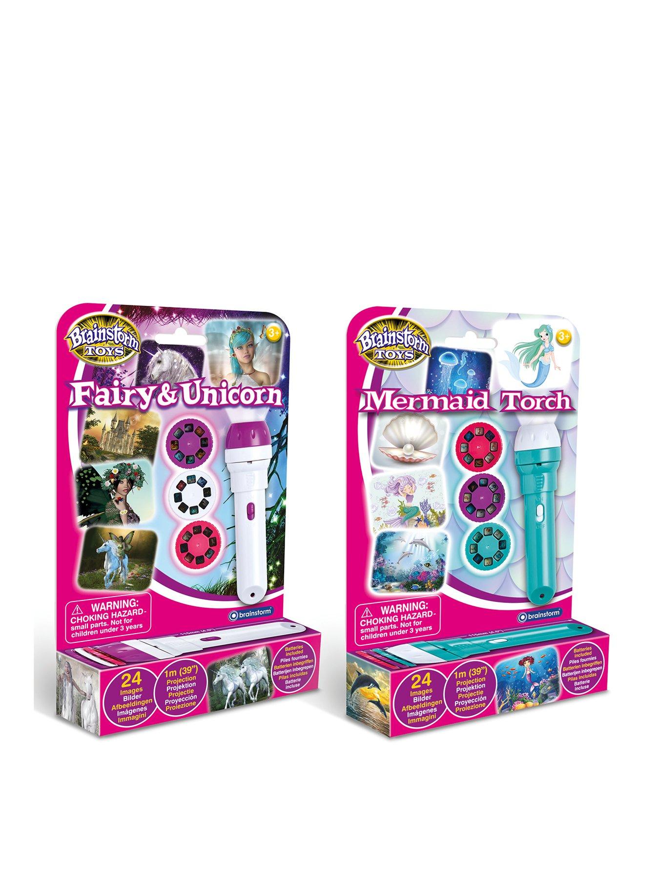 Image of  Fairy and Unicorn and Mermaid Torches  &  Projectors (2 pack)