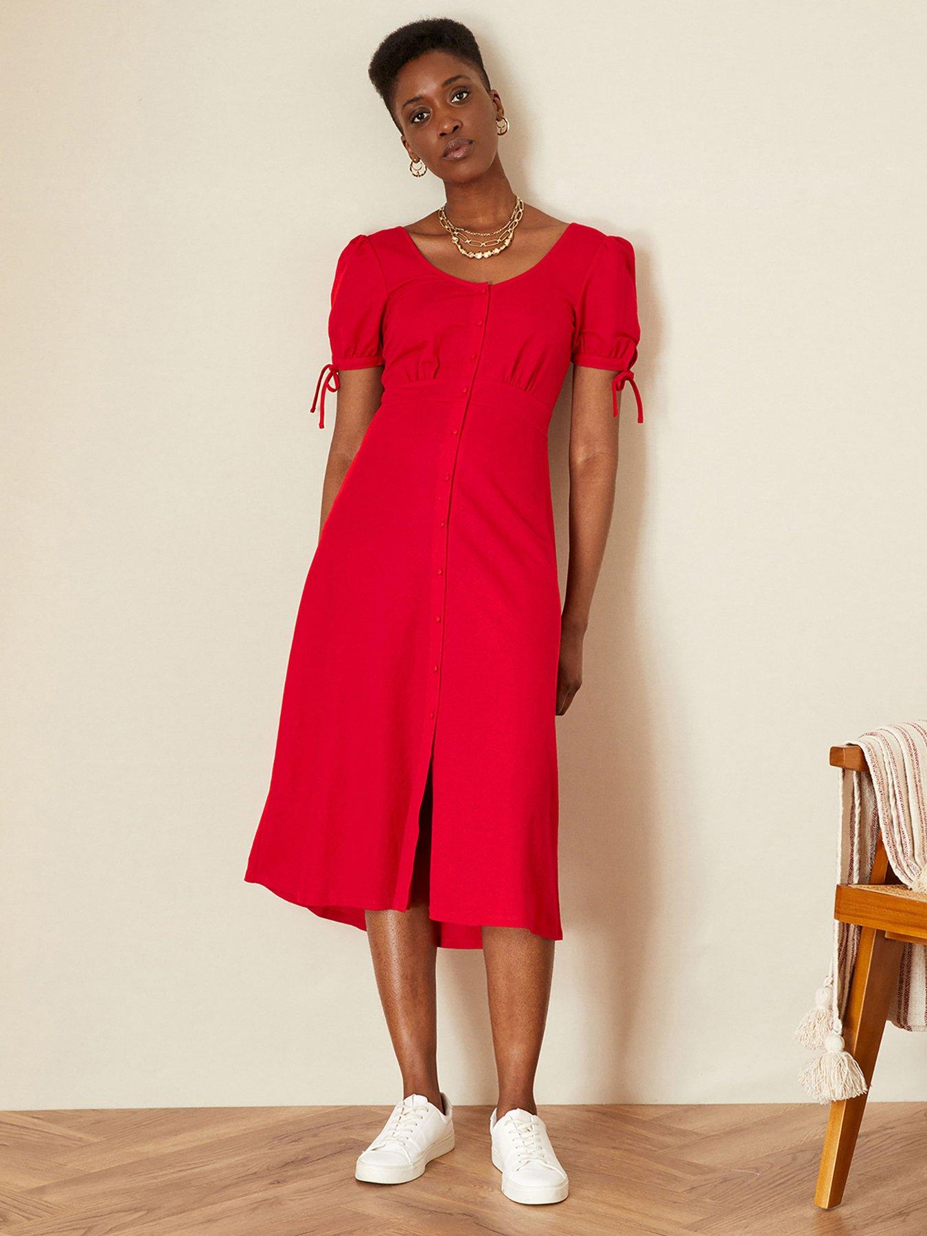 Monsoon red clearance dress