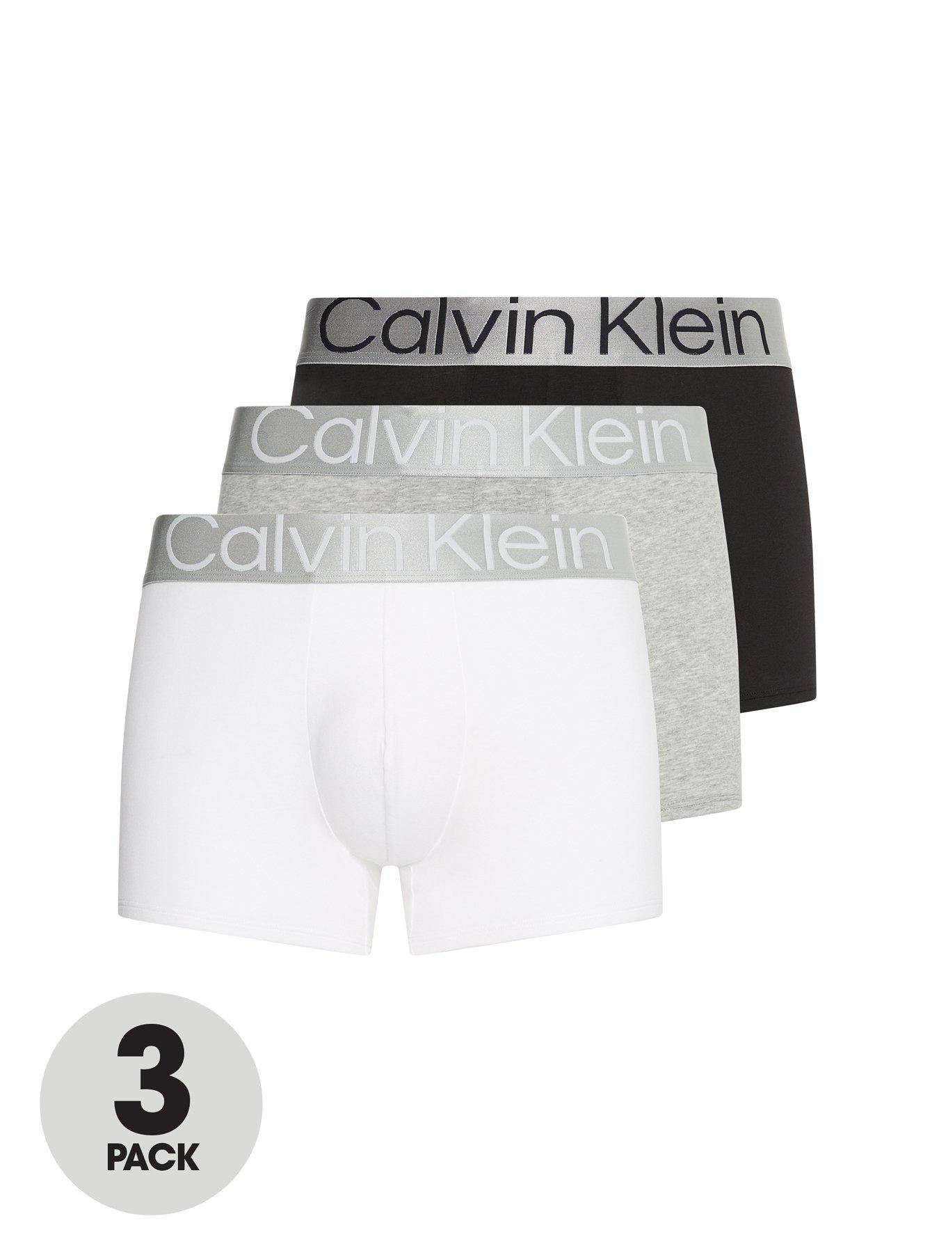 Calvin Klein Calvin Klein 3 Pack Low Rise Trunks - White